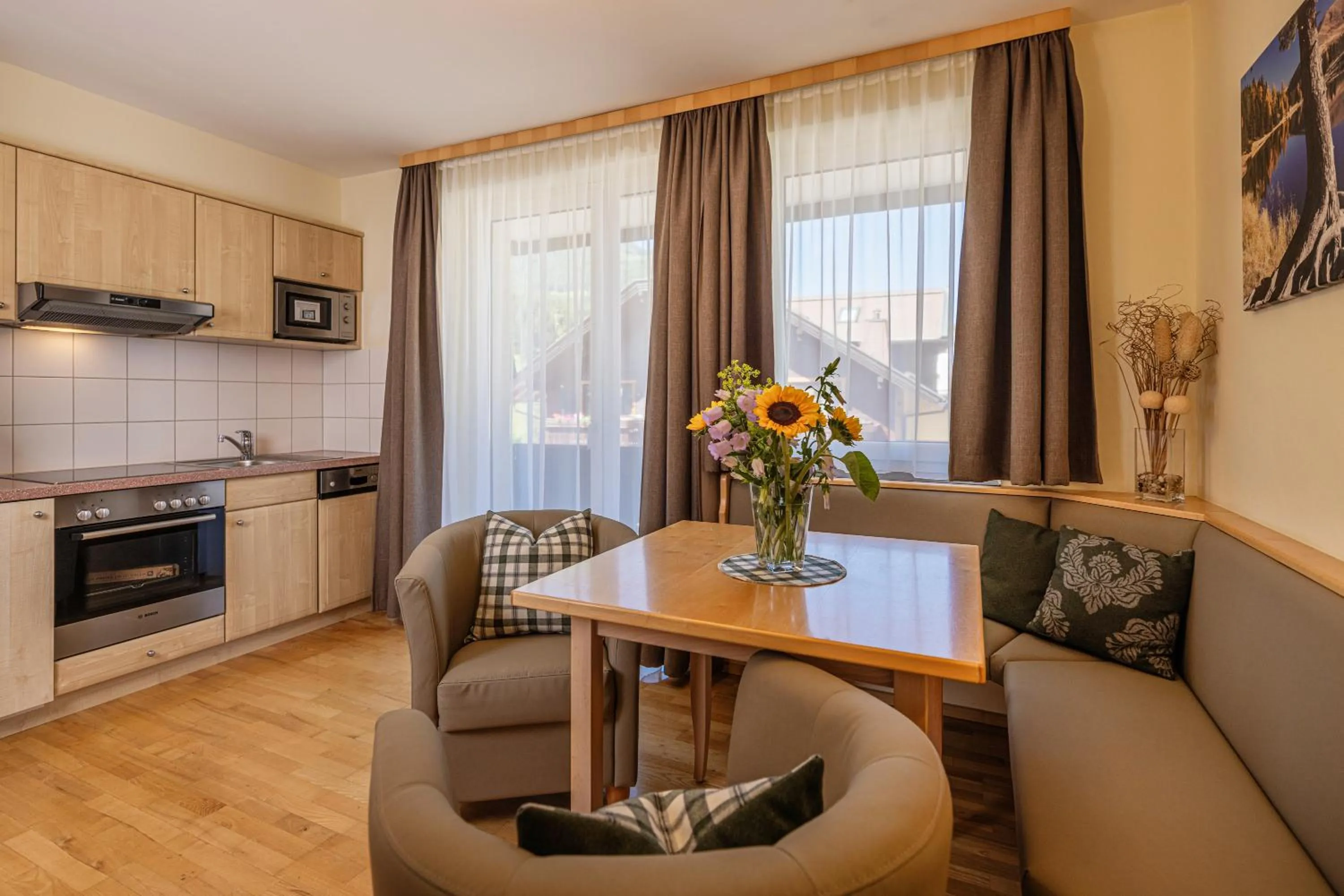 Seating area in Alpine Spa Residence