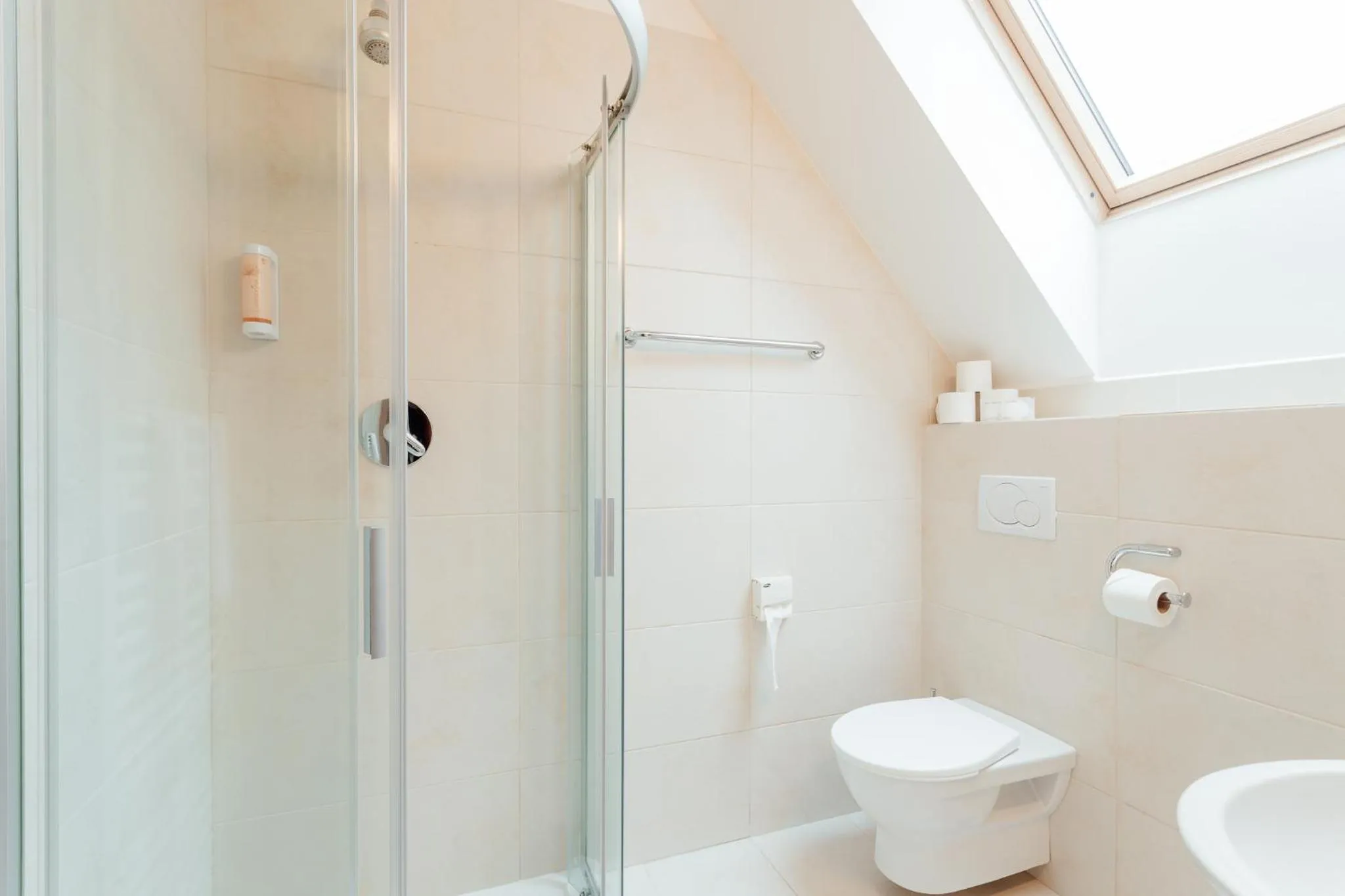 Shower in Hotel Mikulášska Chata