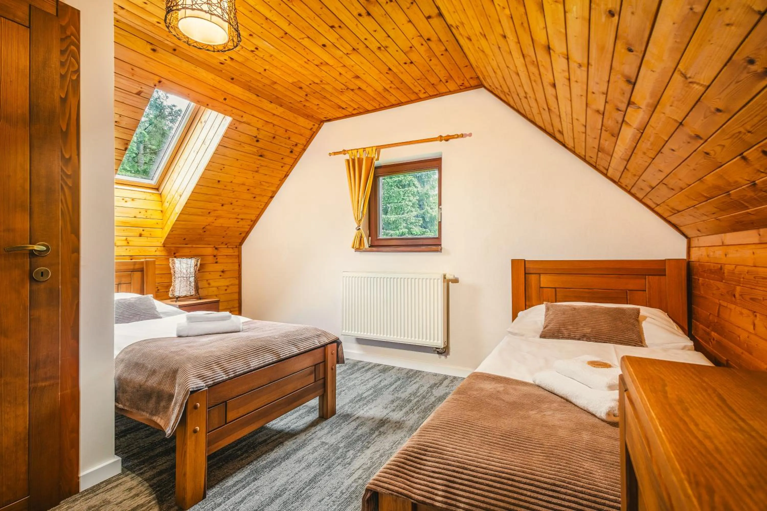 Bed in Hotel Mikulášska Chata