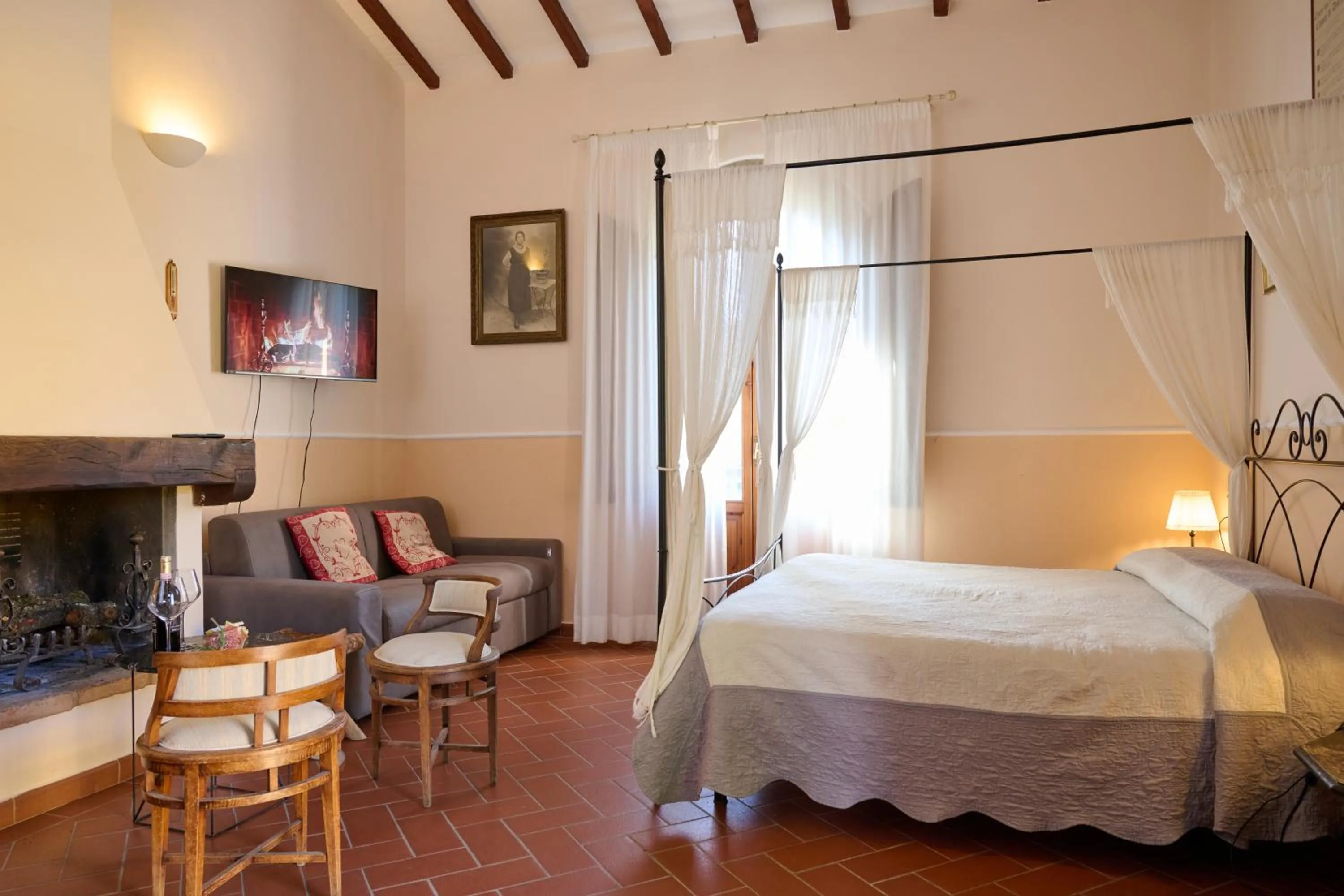 Bed in Podere Dell'Anselmo