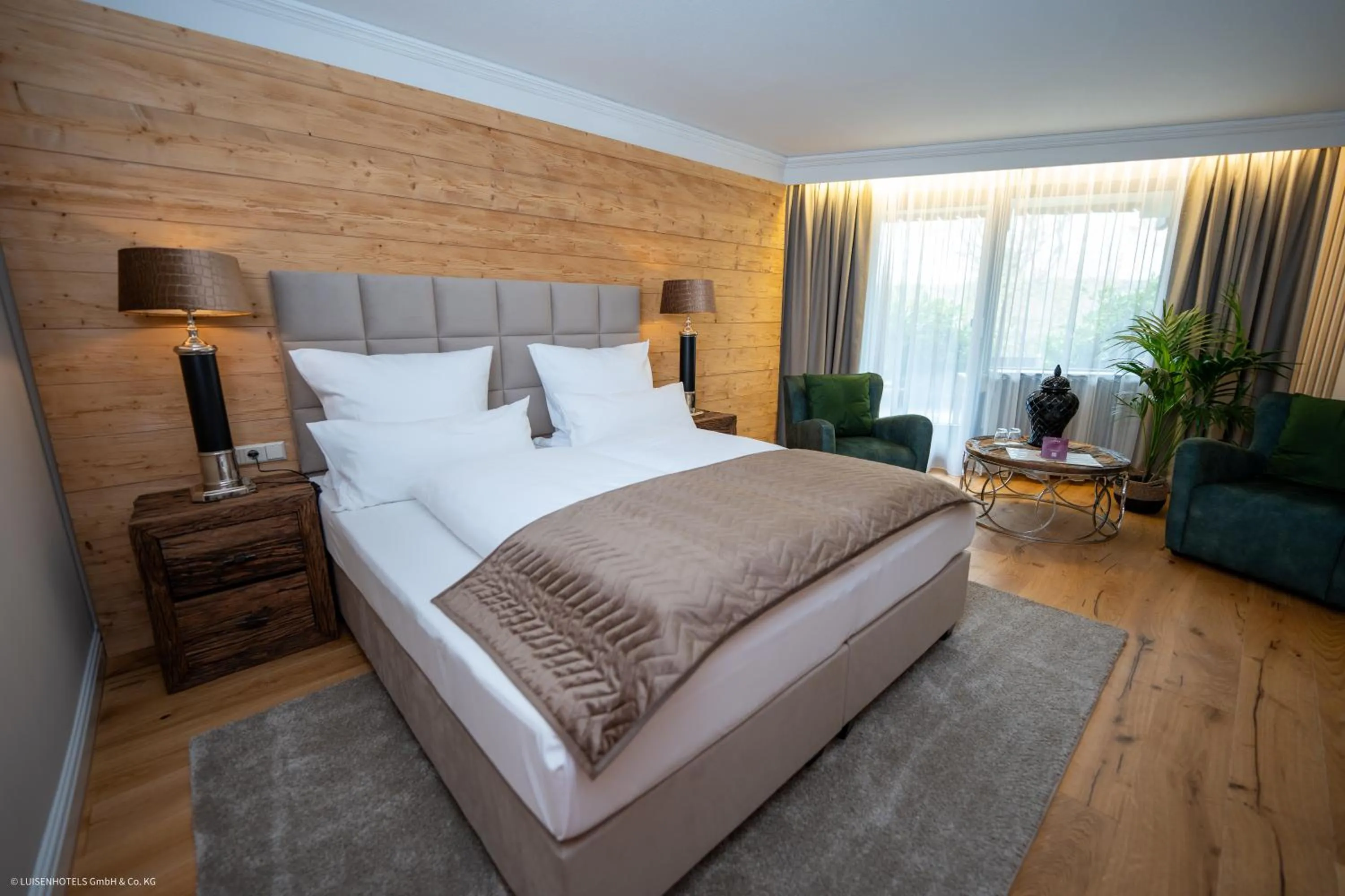 Bed in Waldhotel Luise