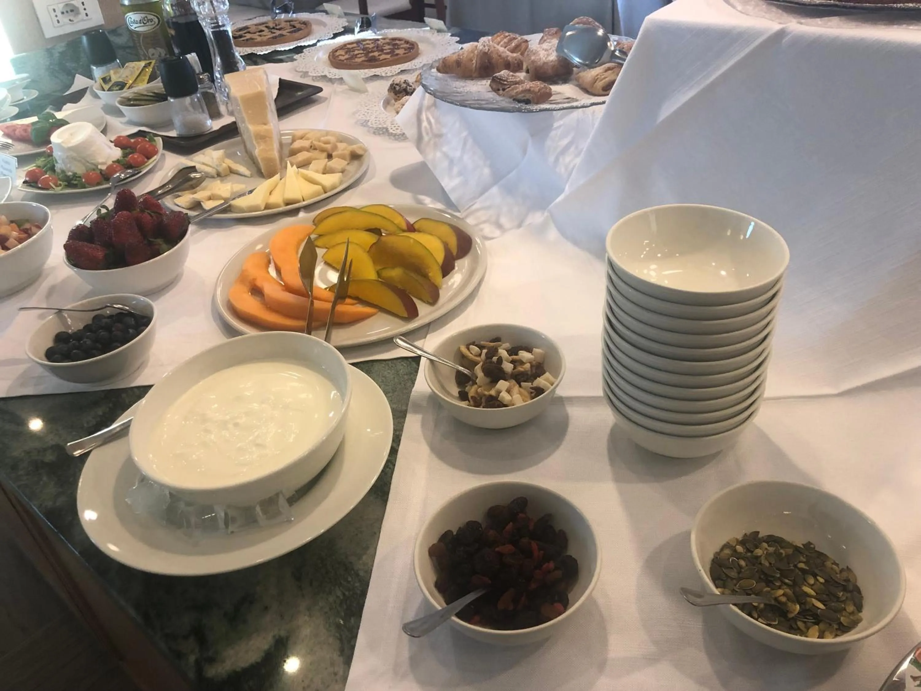 Buffet breakfast in Hotel Esplanade