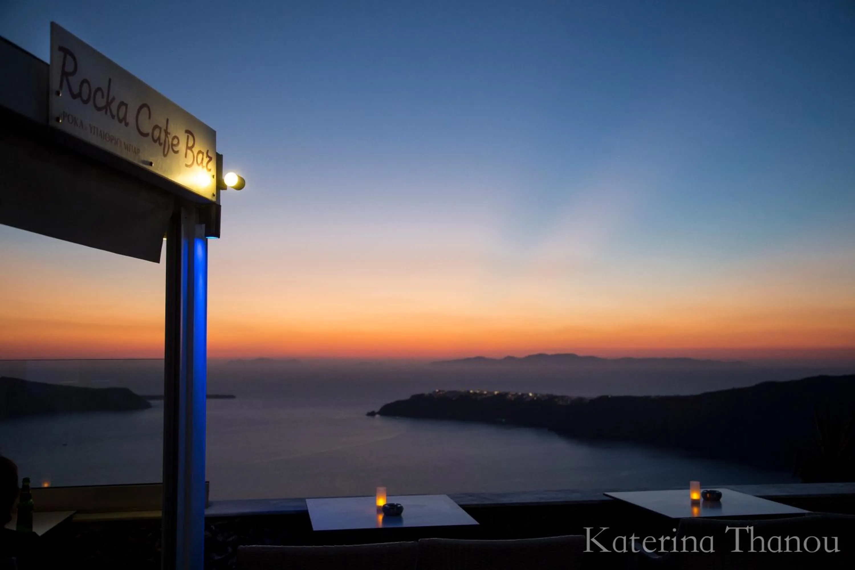 View (from property/room) in Katerina's Castle - Caldera Cave Hotel
