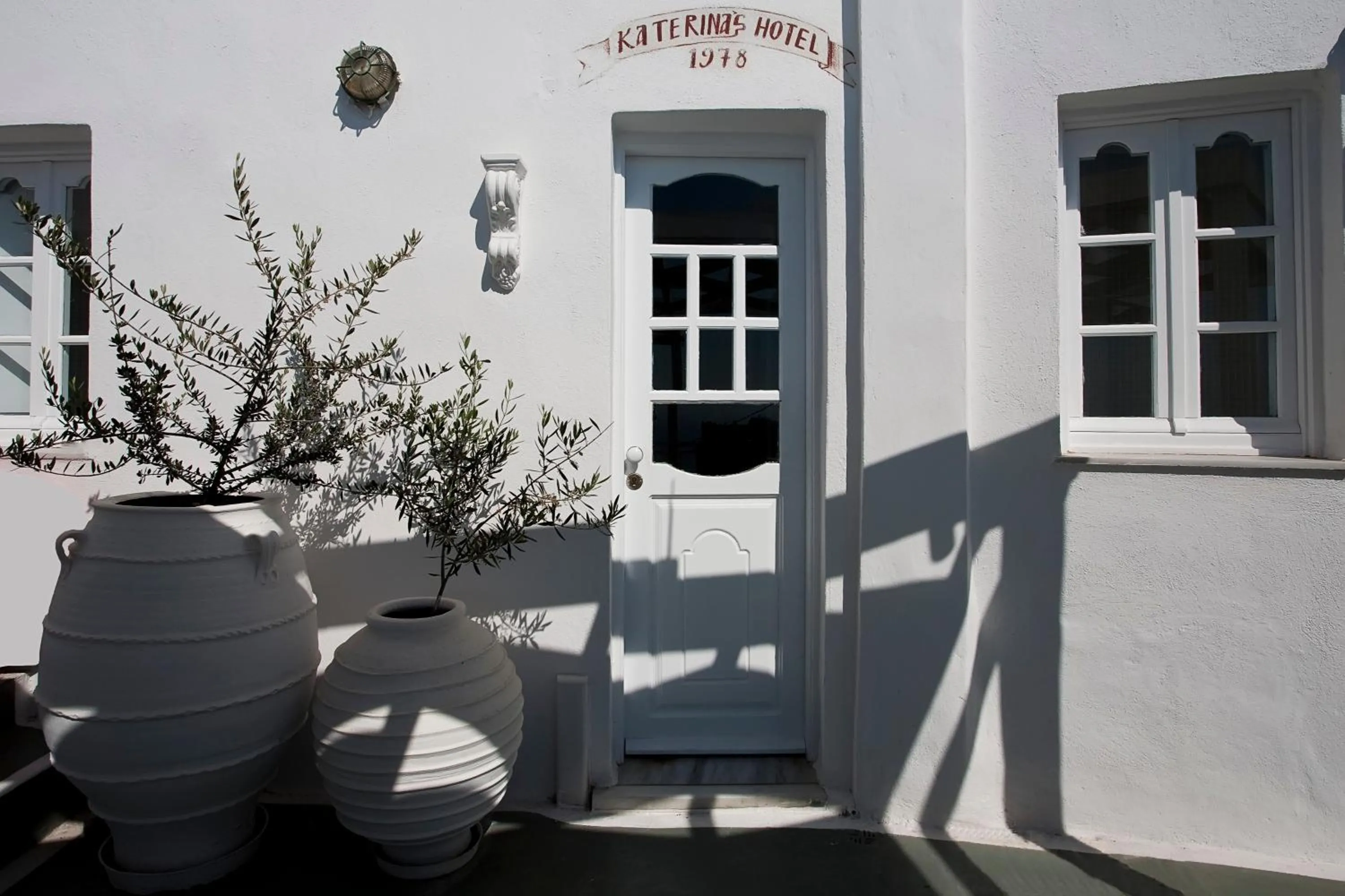 Property building in Katerina's Castle - Caldera Cave Hotel
