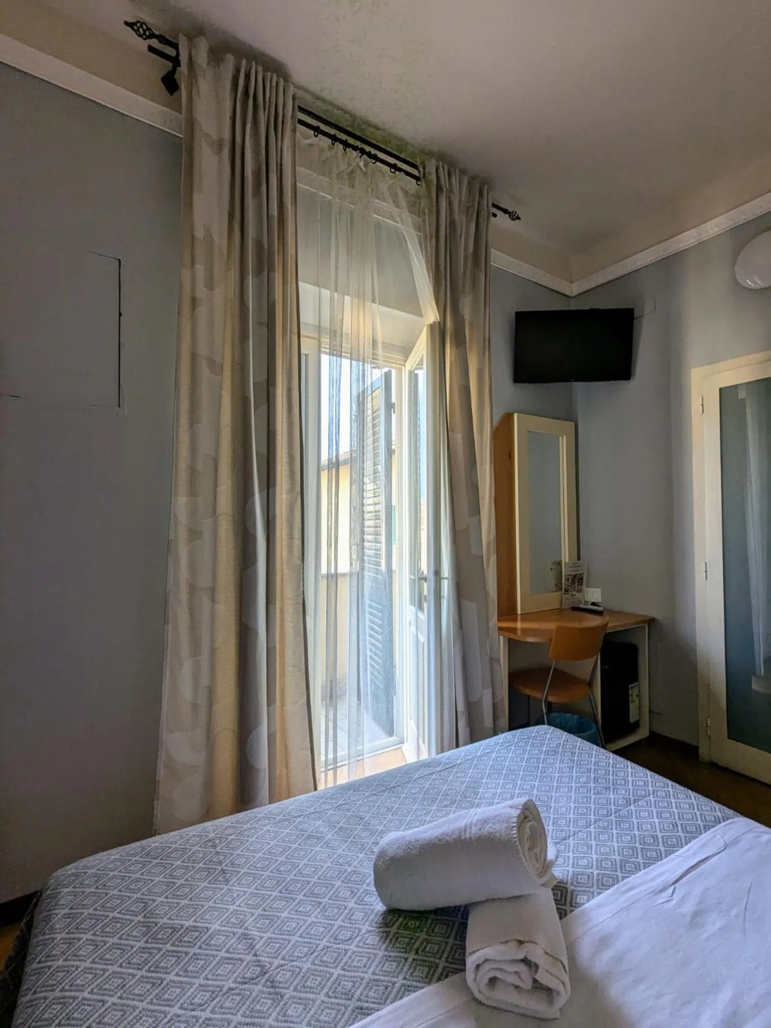 Bed in Hotel Soggiorno Athena