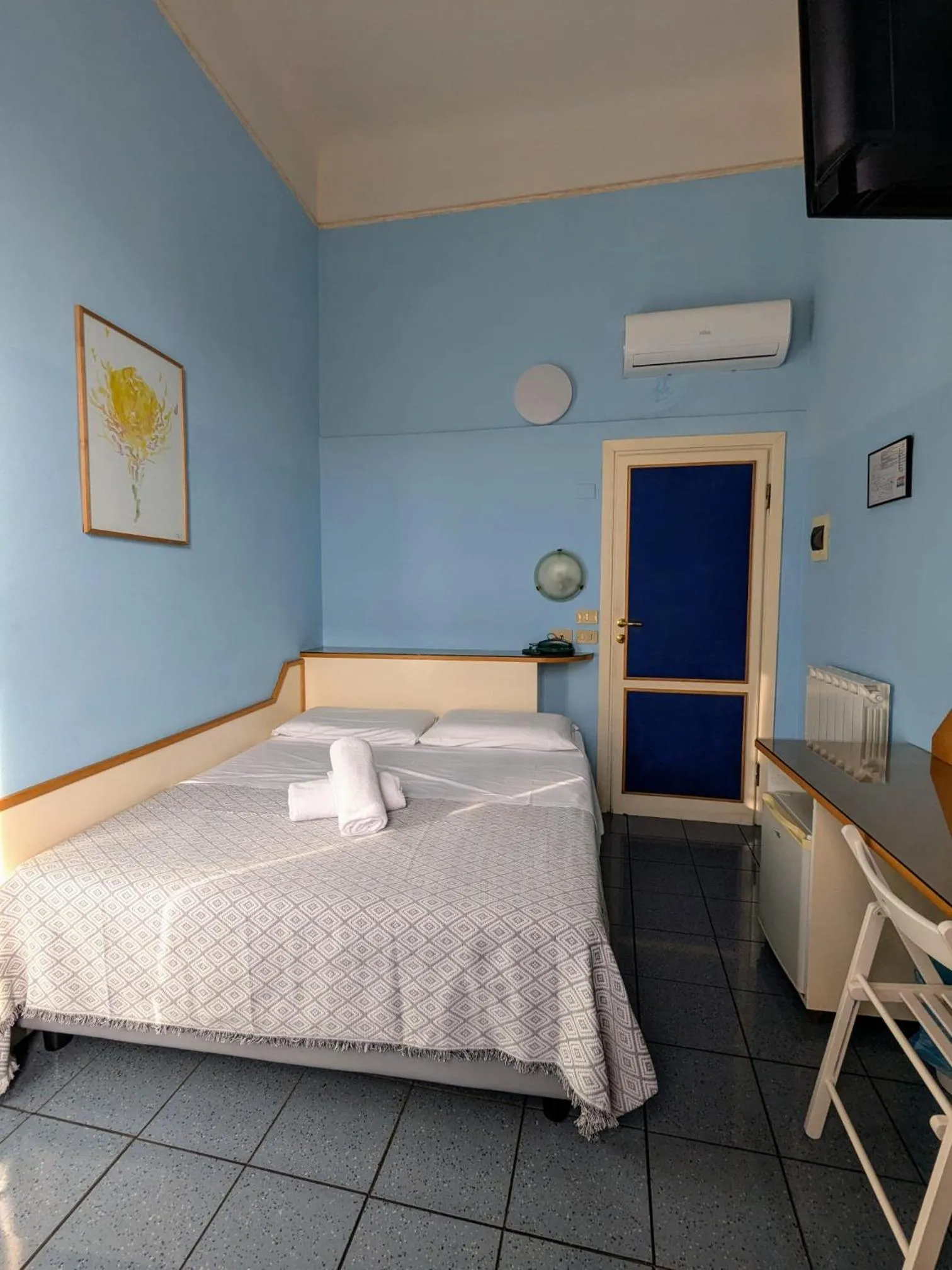 Bed in Hotel Soggiorno Athena