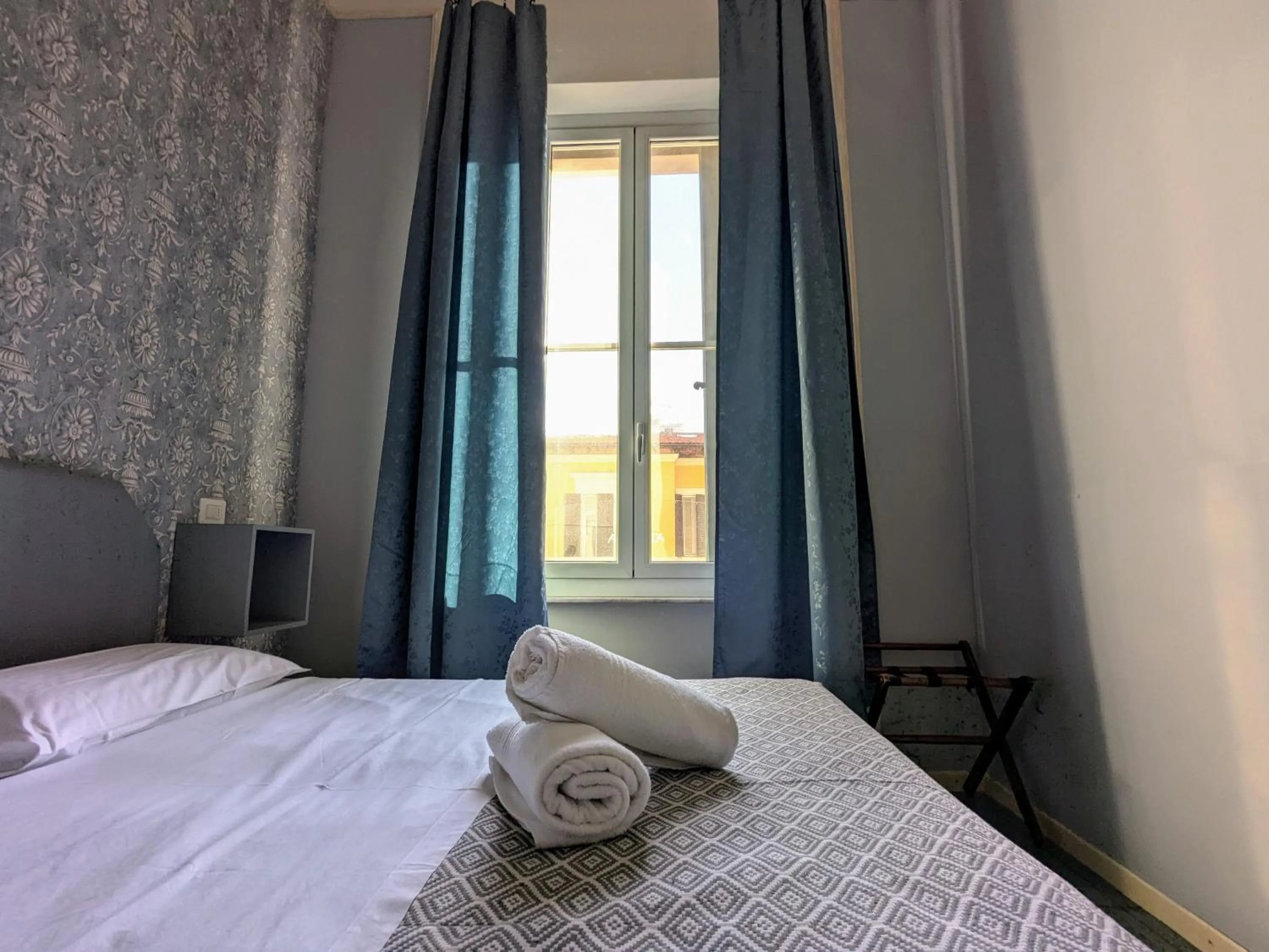 Bed in Hotel Soggiorno Athena