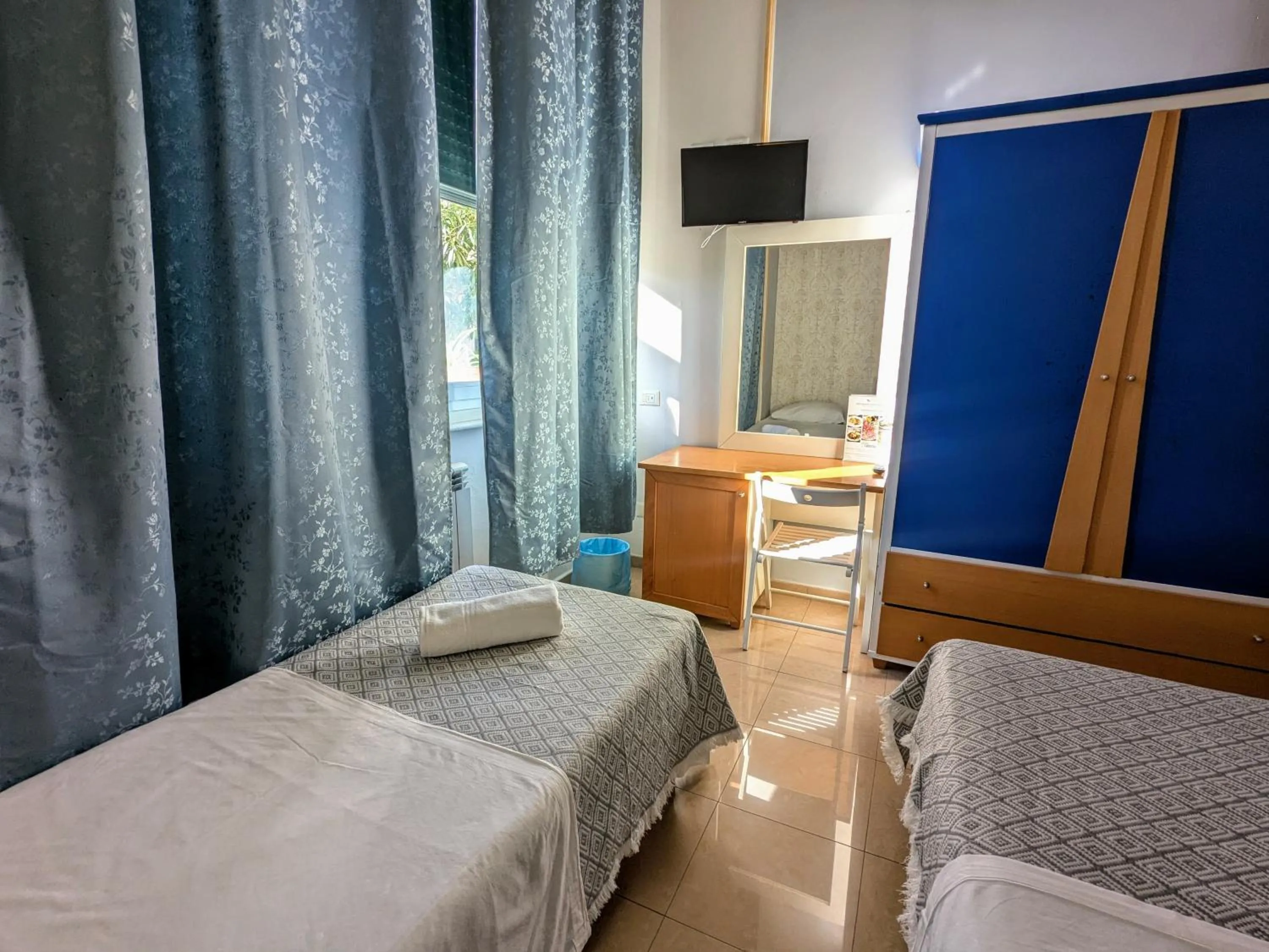 Bed in Hotel Soggiorno Athena