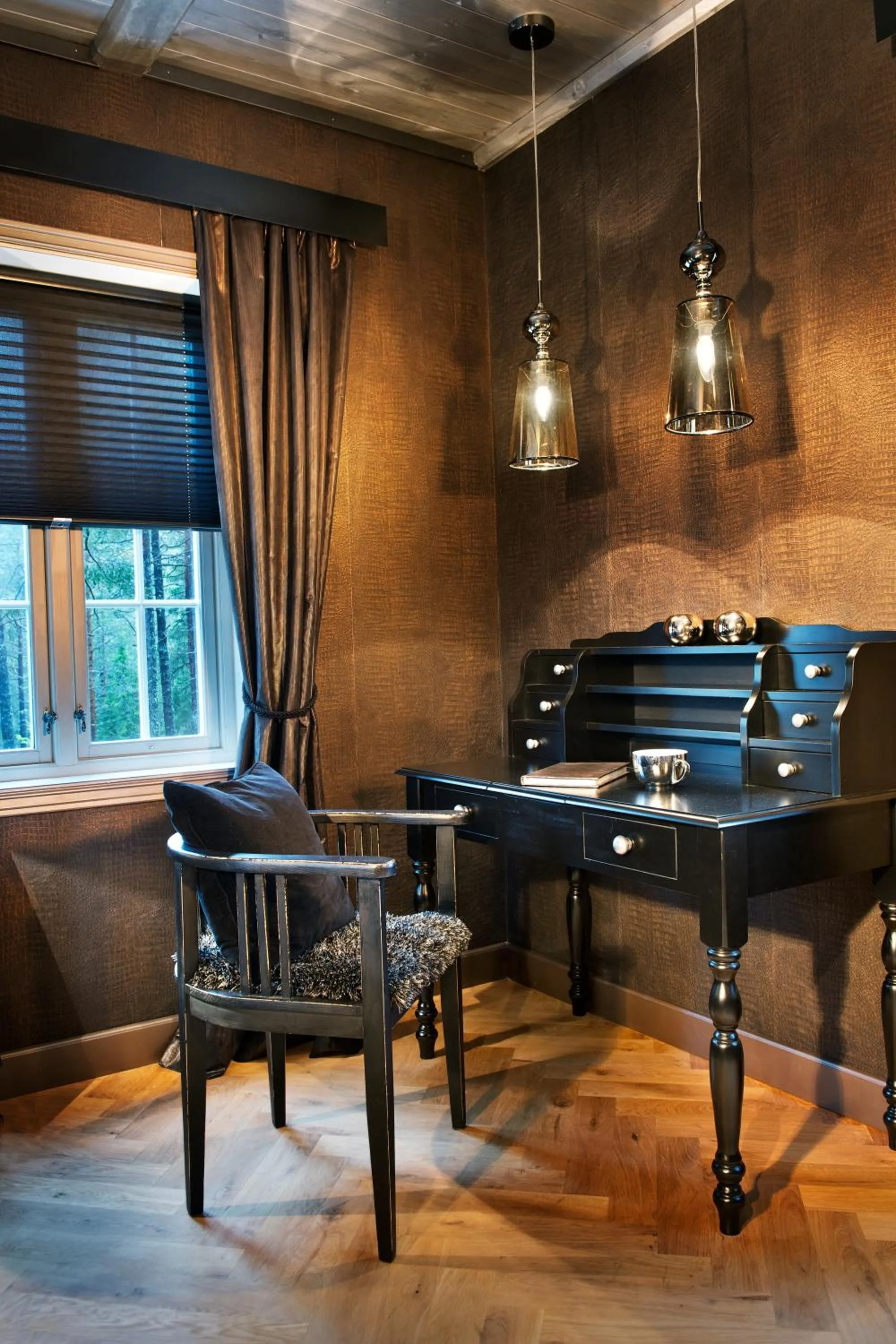 Seating area in Herangtunet Boutique hotel