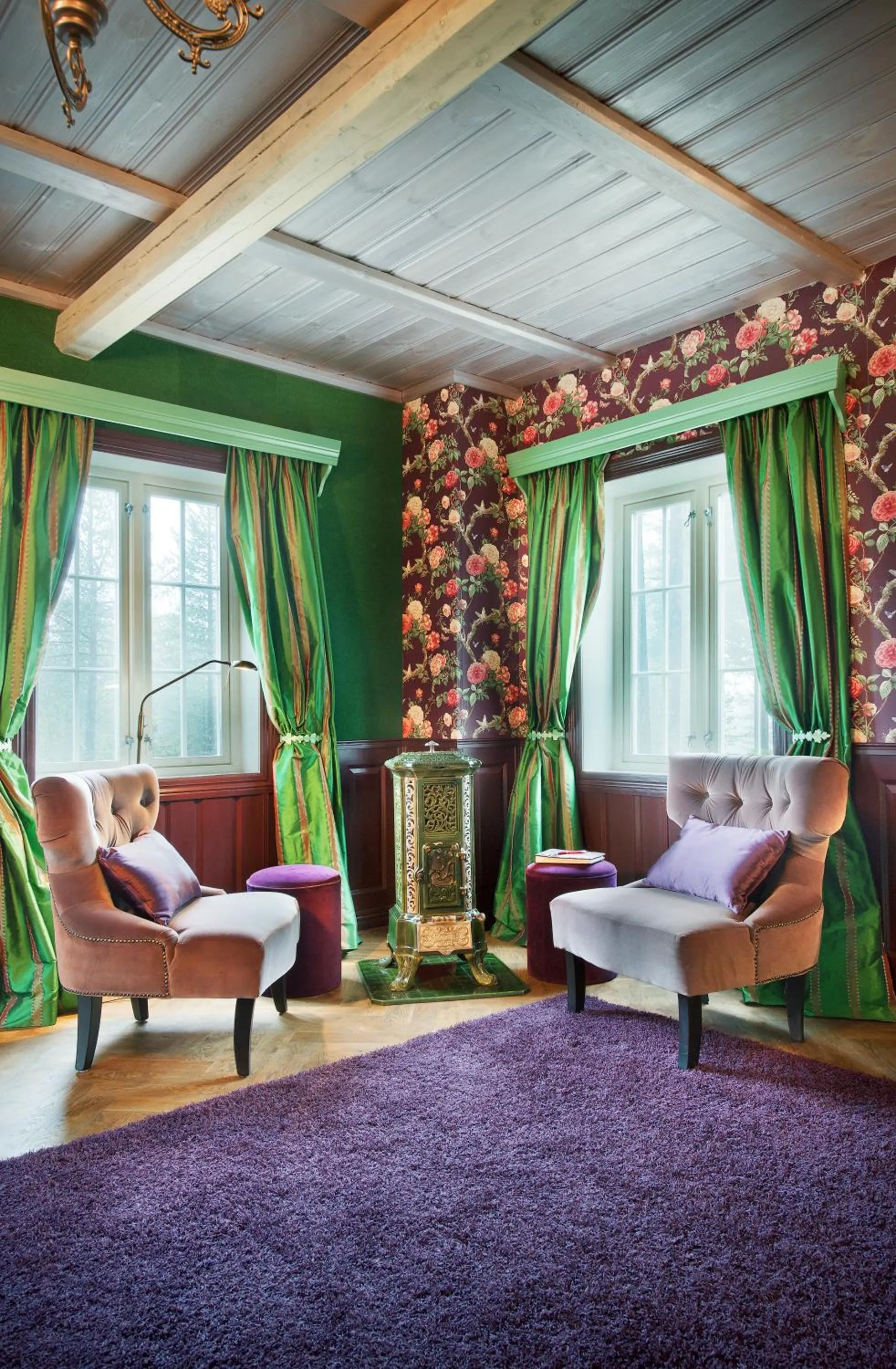 Decorative detail in Herangtunet Boutique hotel