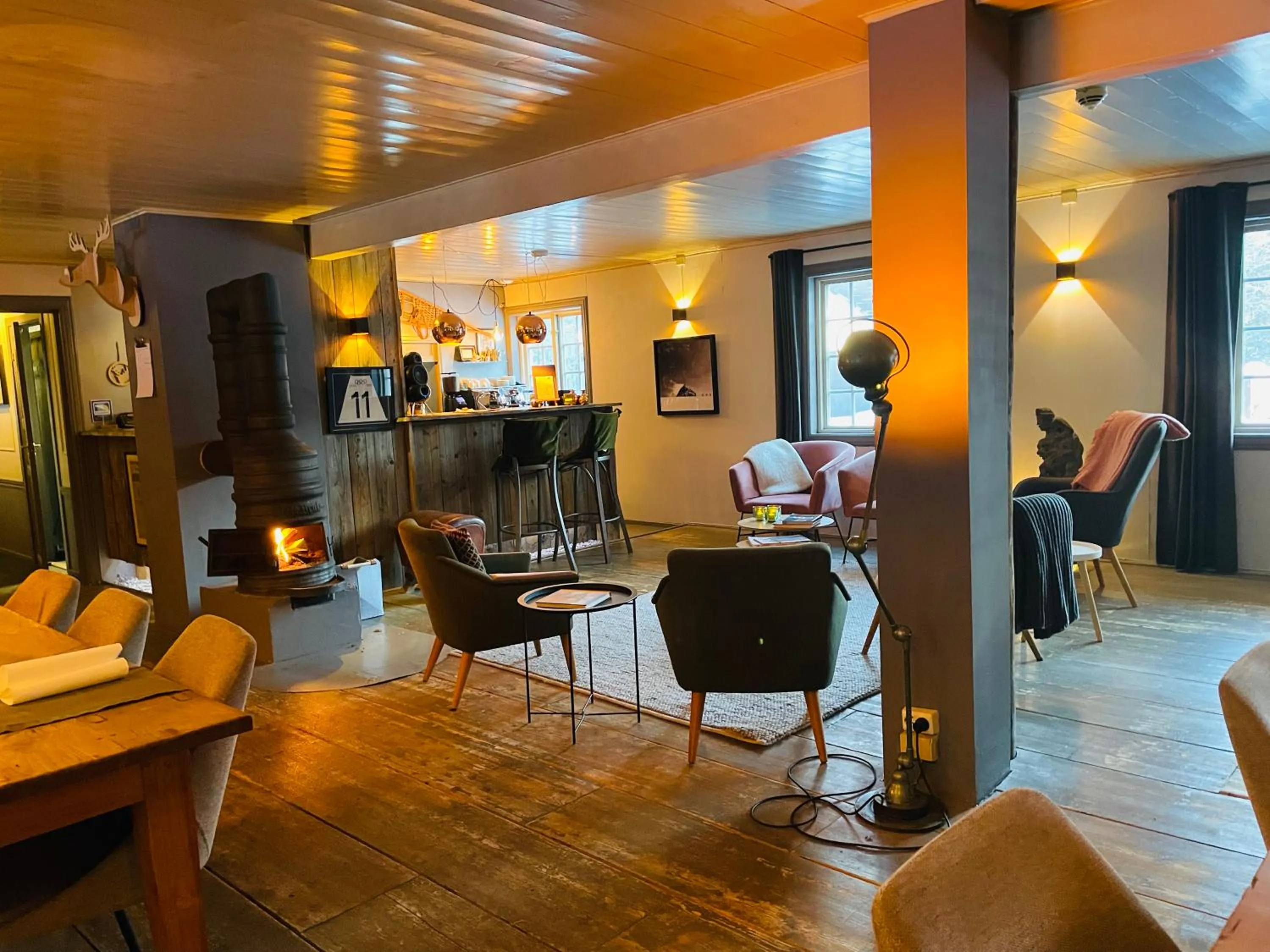 Seating area in Herangtunet Boutique hotel