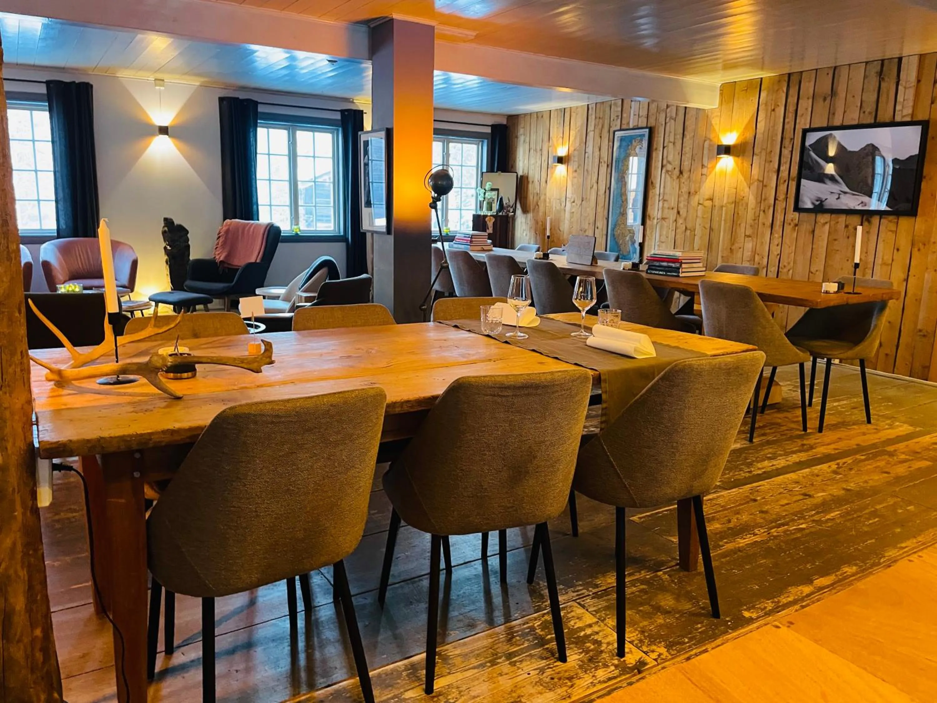 Restaurant/places to eat in Herangtunet Boutique hotel