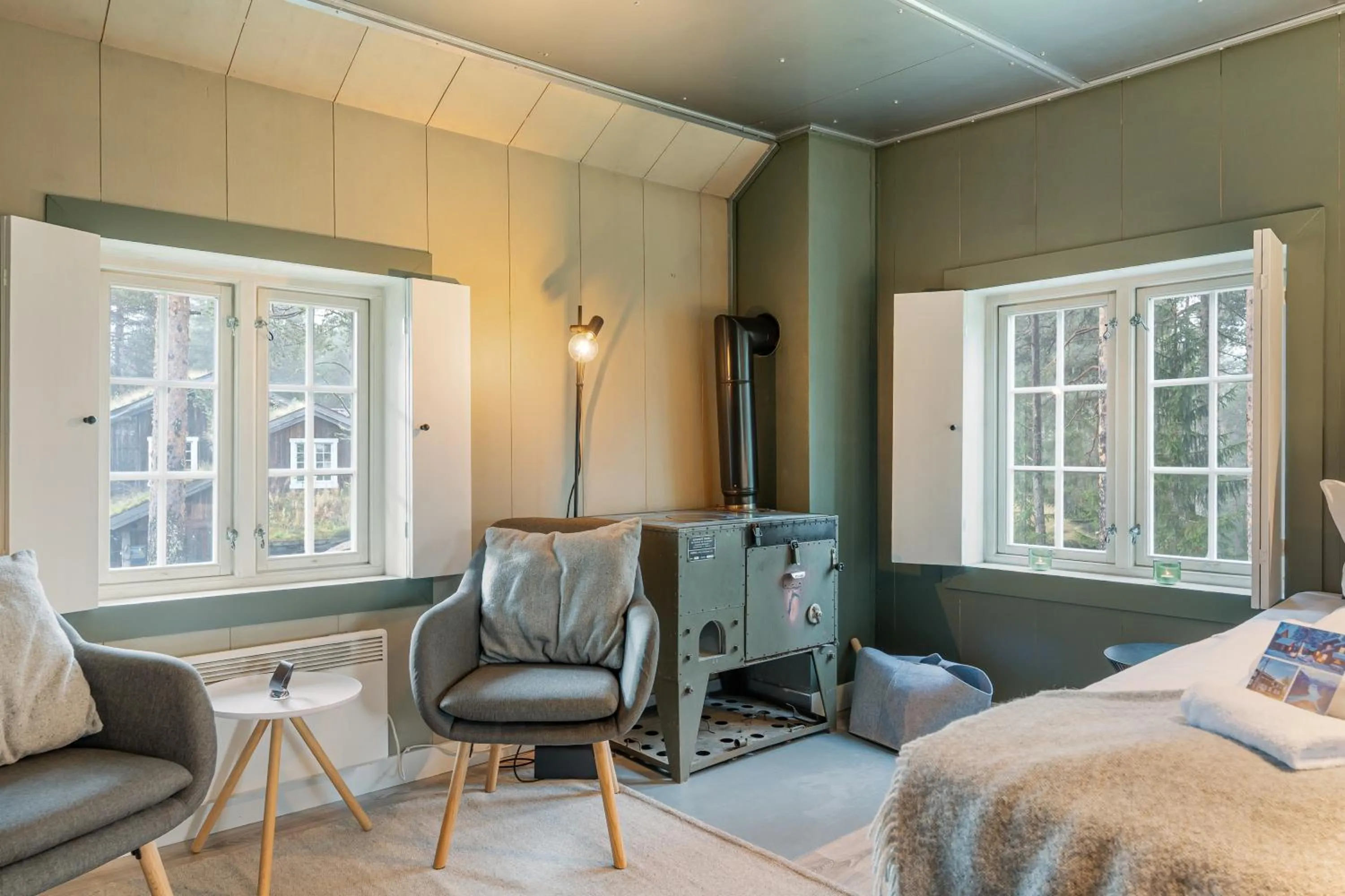 Bed in Herangtunet Mountain Lodge