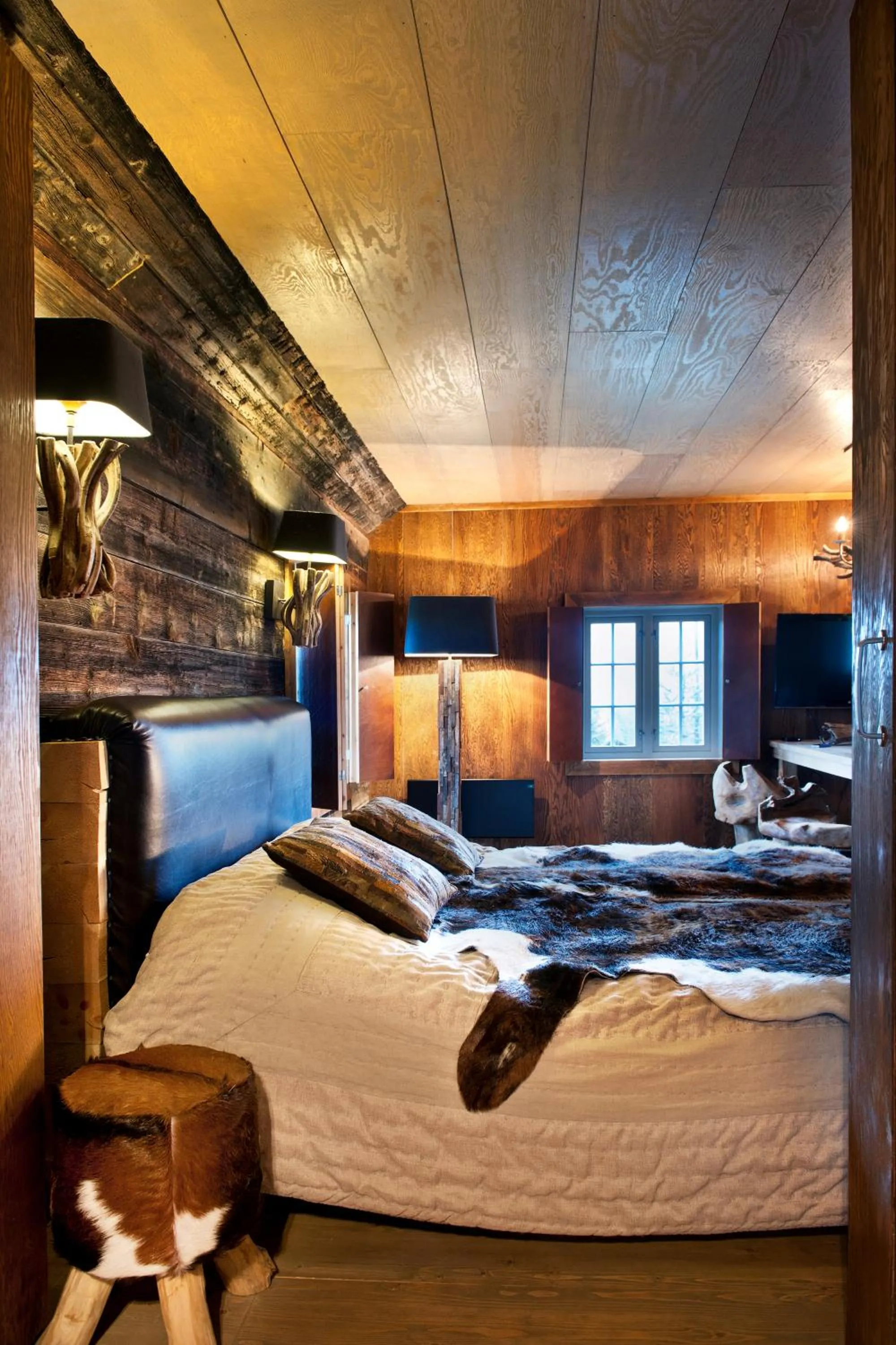 Decorative detail, Bed in Herangtunet Boutique hotel