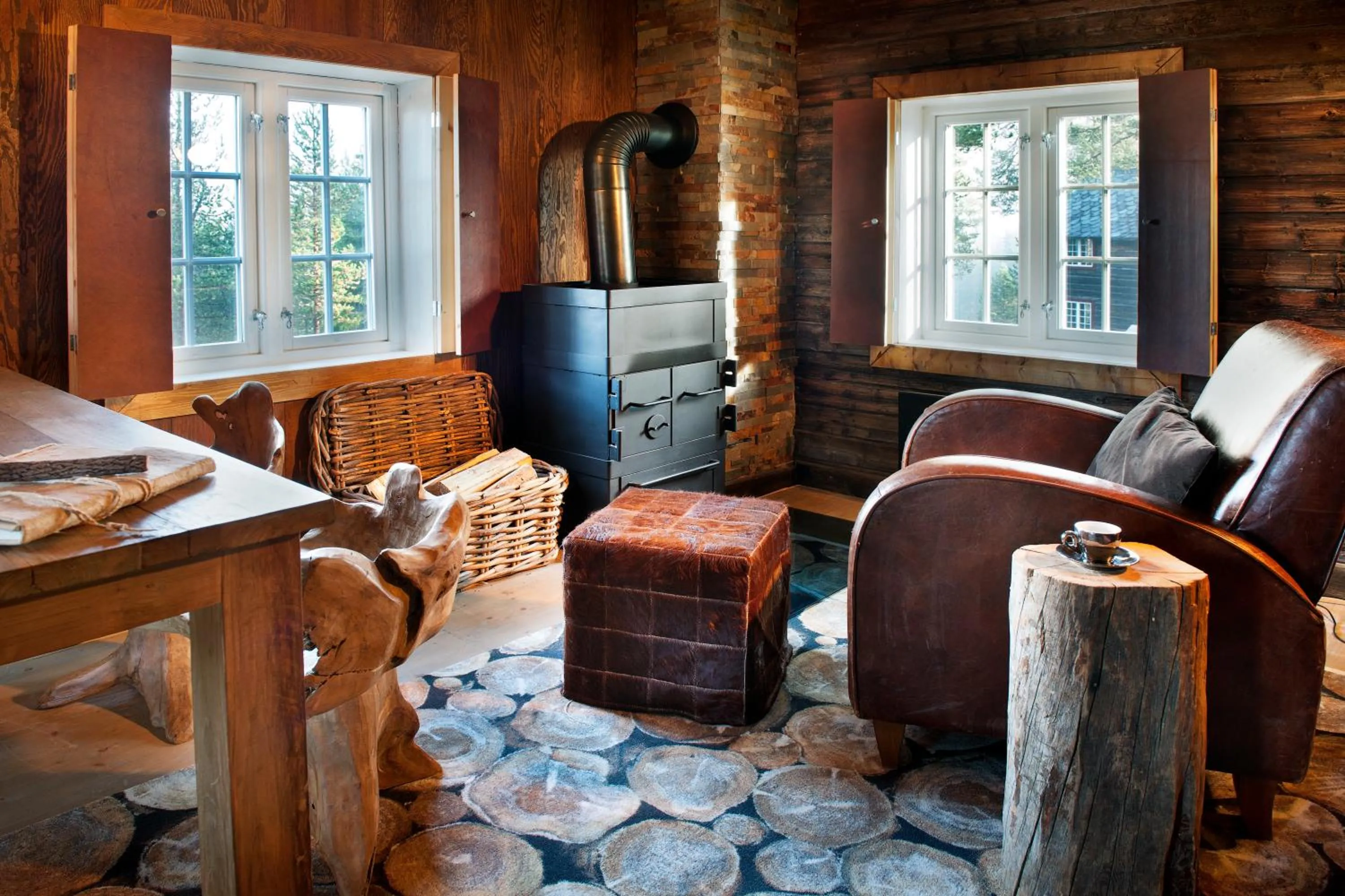 Decorative detail in Herangtunet Boutique hotel