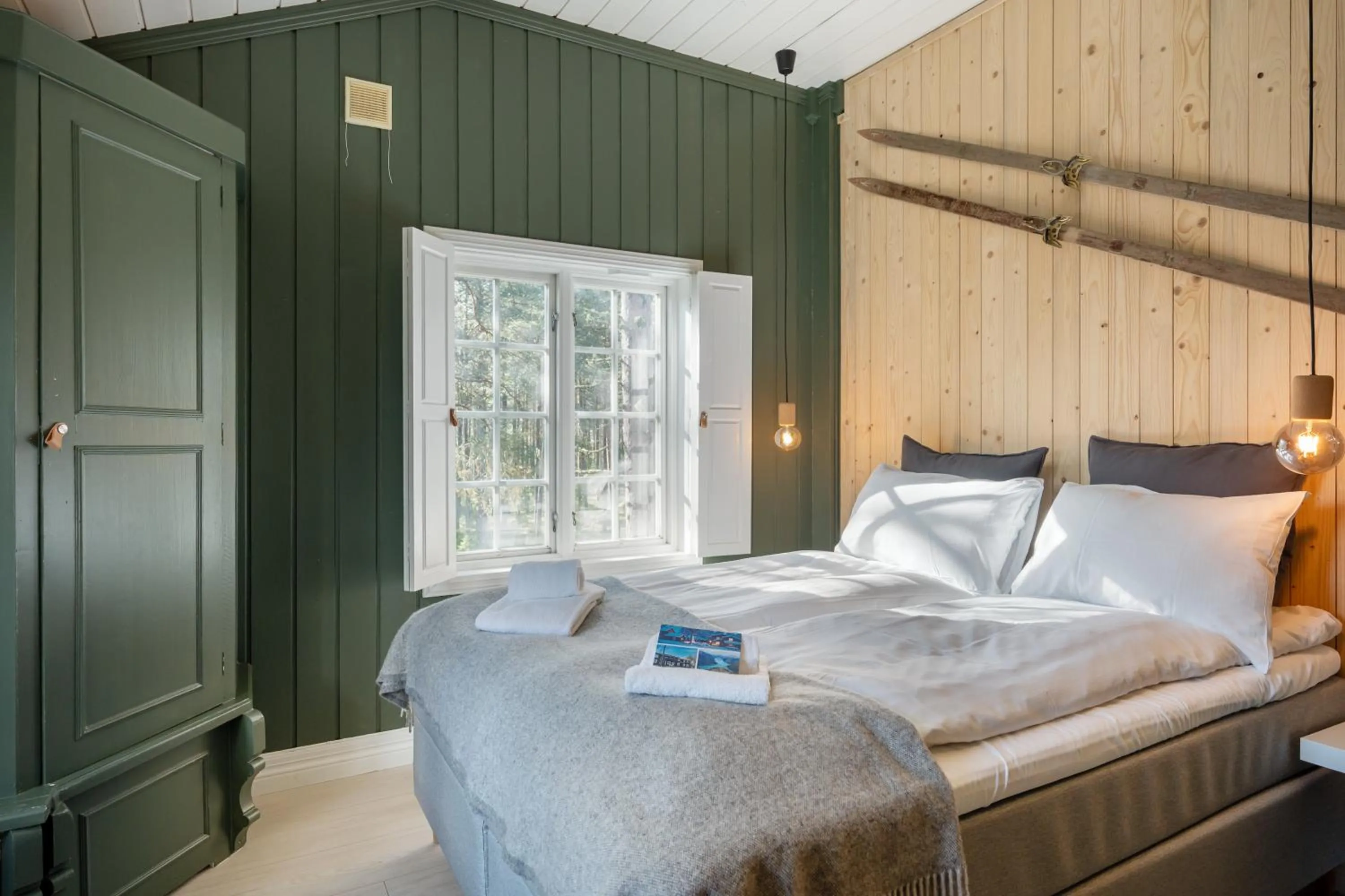 Bed in Herangtunet Mountain Lodge