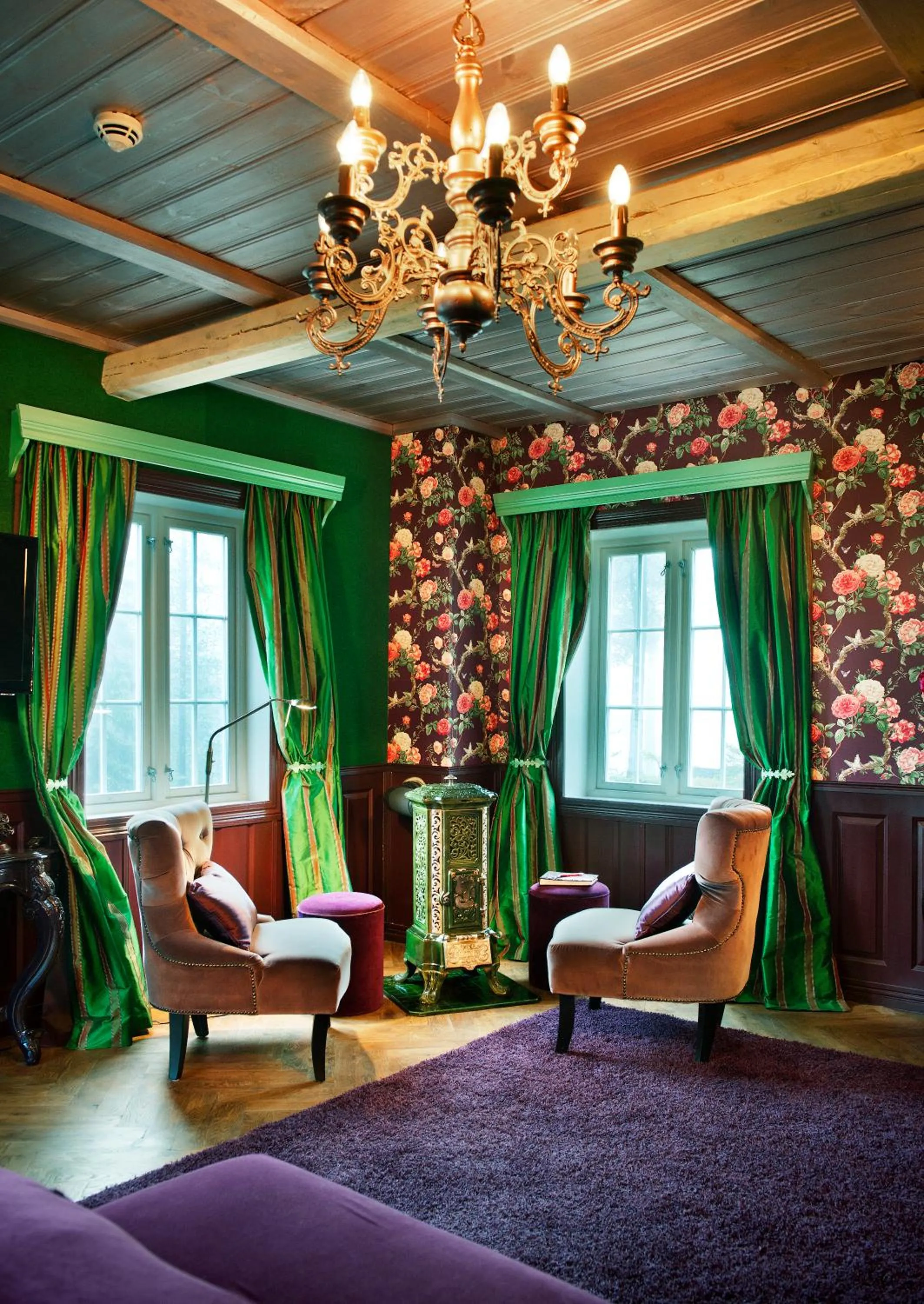 Decorative detail in Herangtunet Boutique hotel