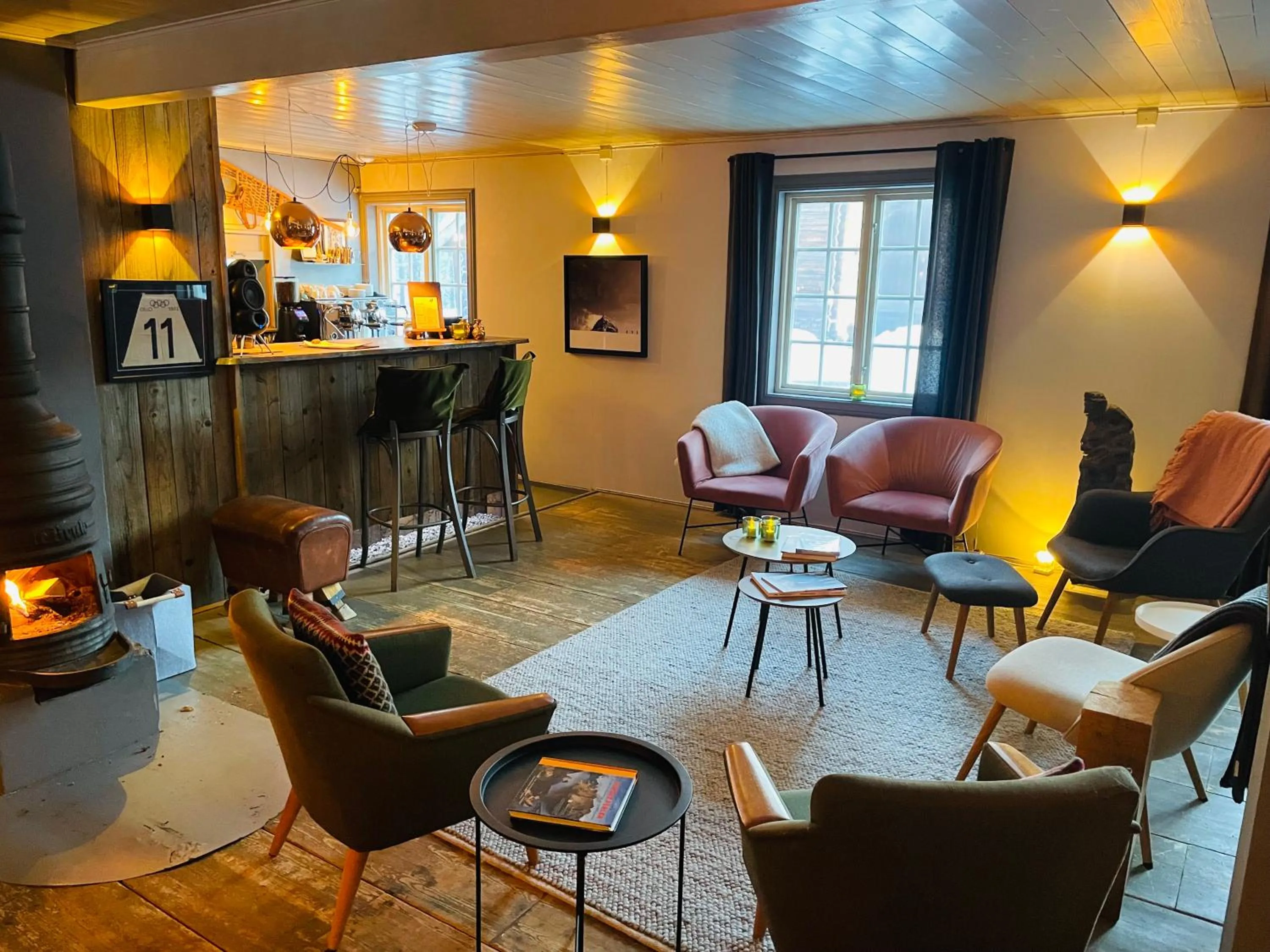 Seating area in Herangtunet Boutique hotel