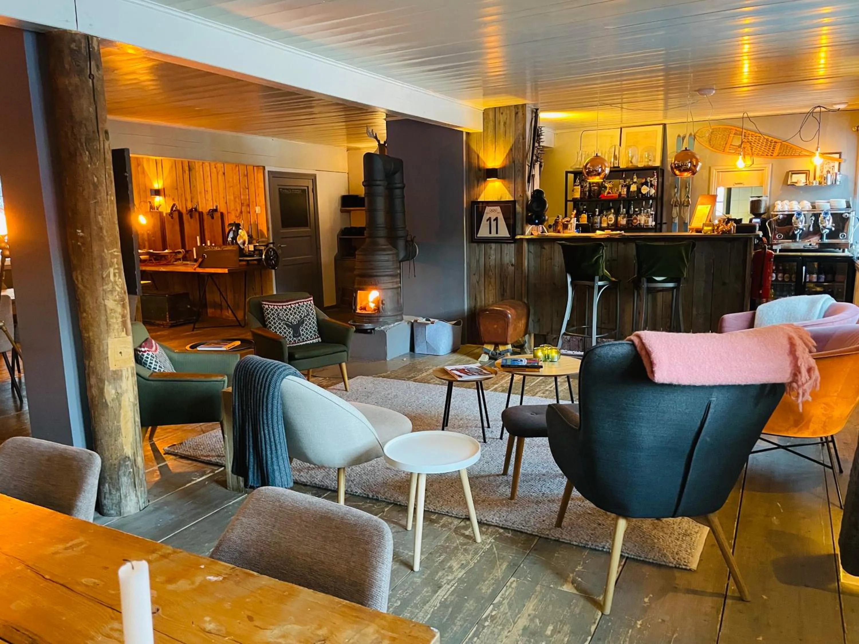 Seating area in Herangtunet Boutique hotel