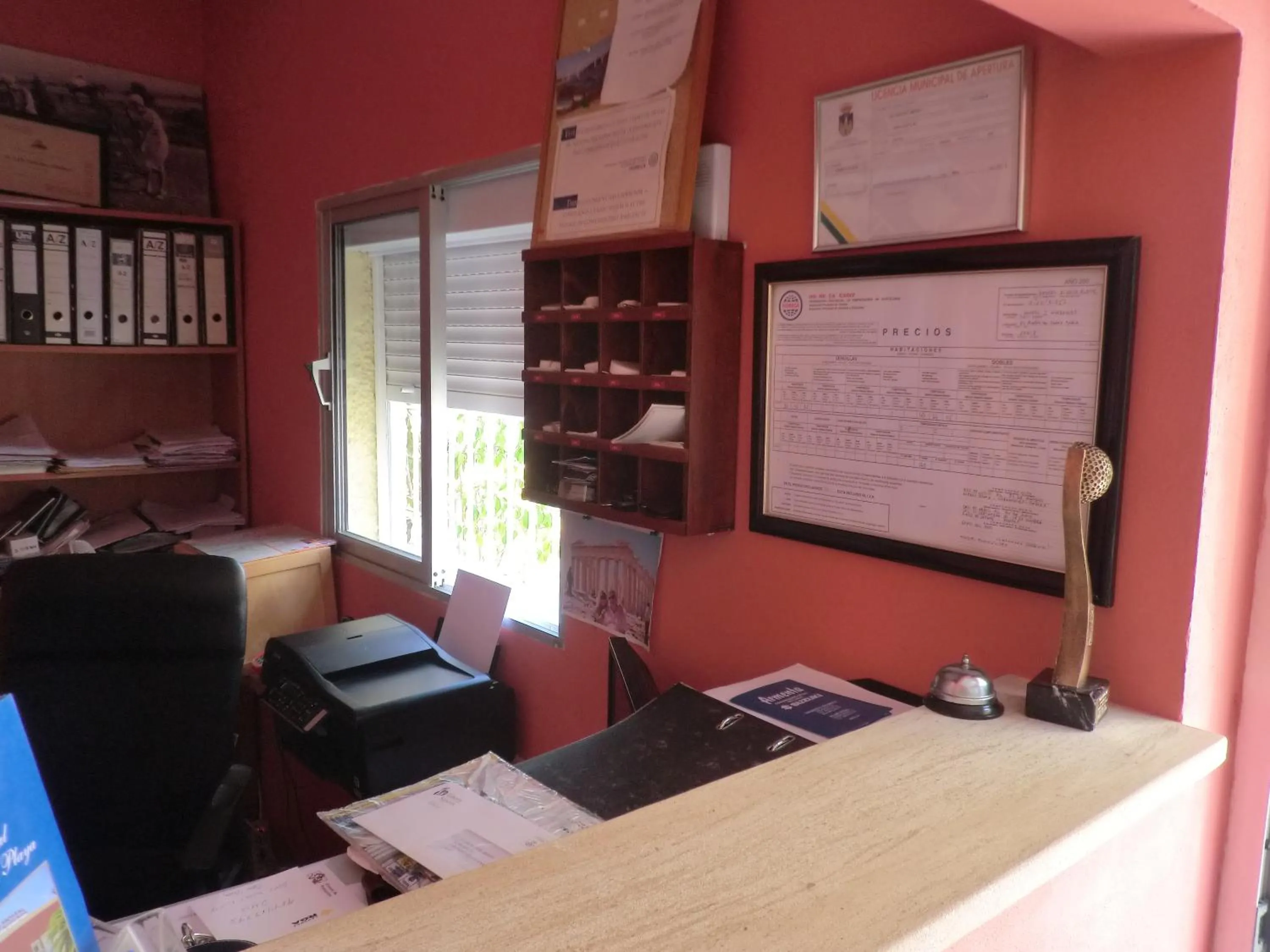 Lobby or reception in Hostal Alhaja Playa