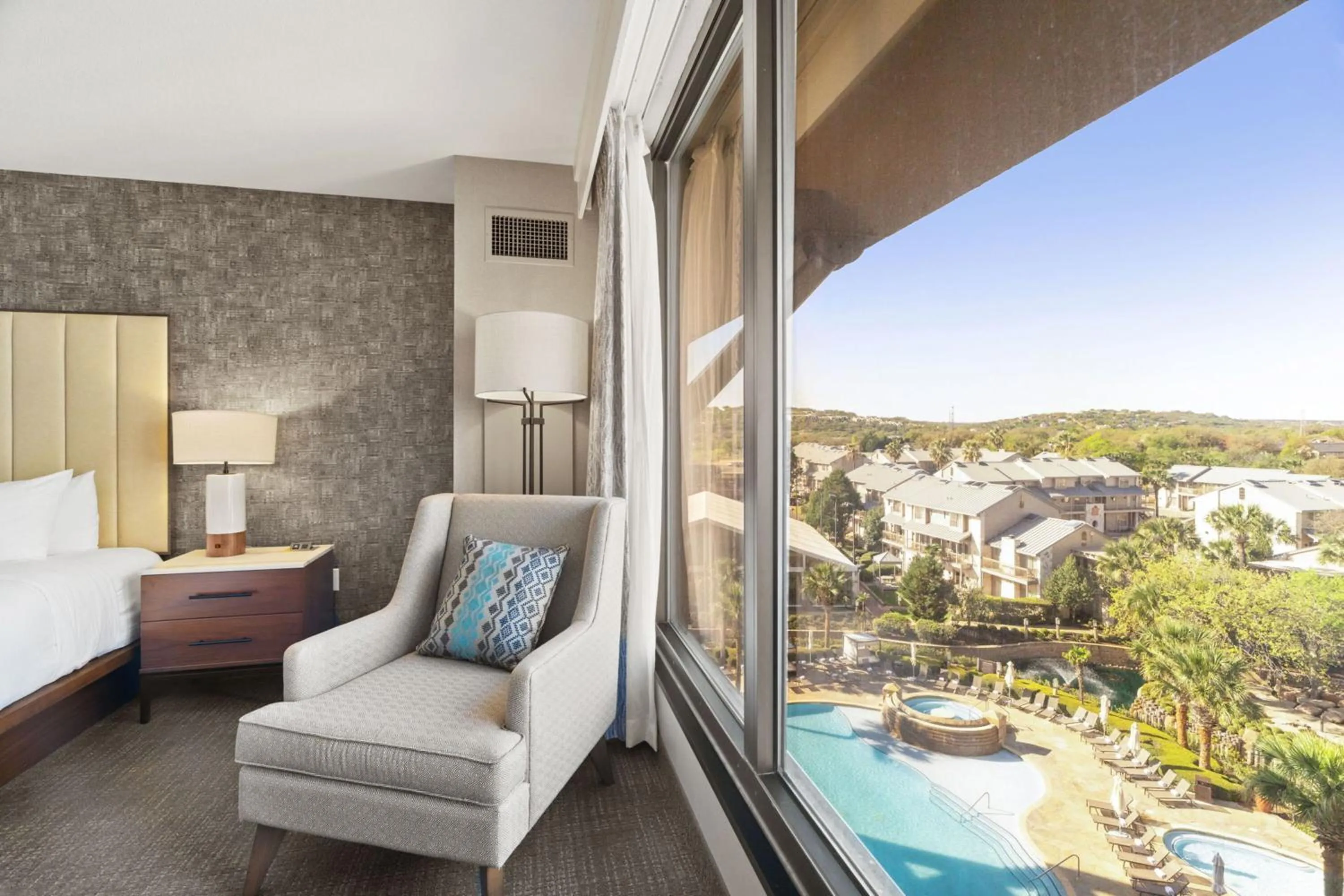 View (from property/room), Bed in Horseshoe Bay Resort