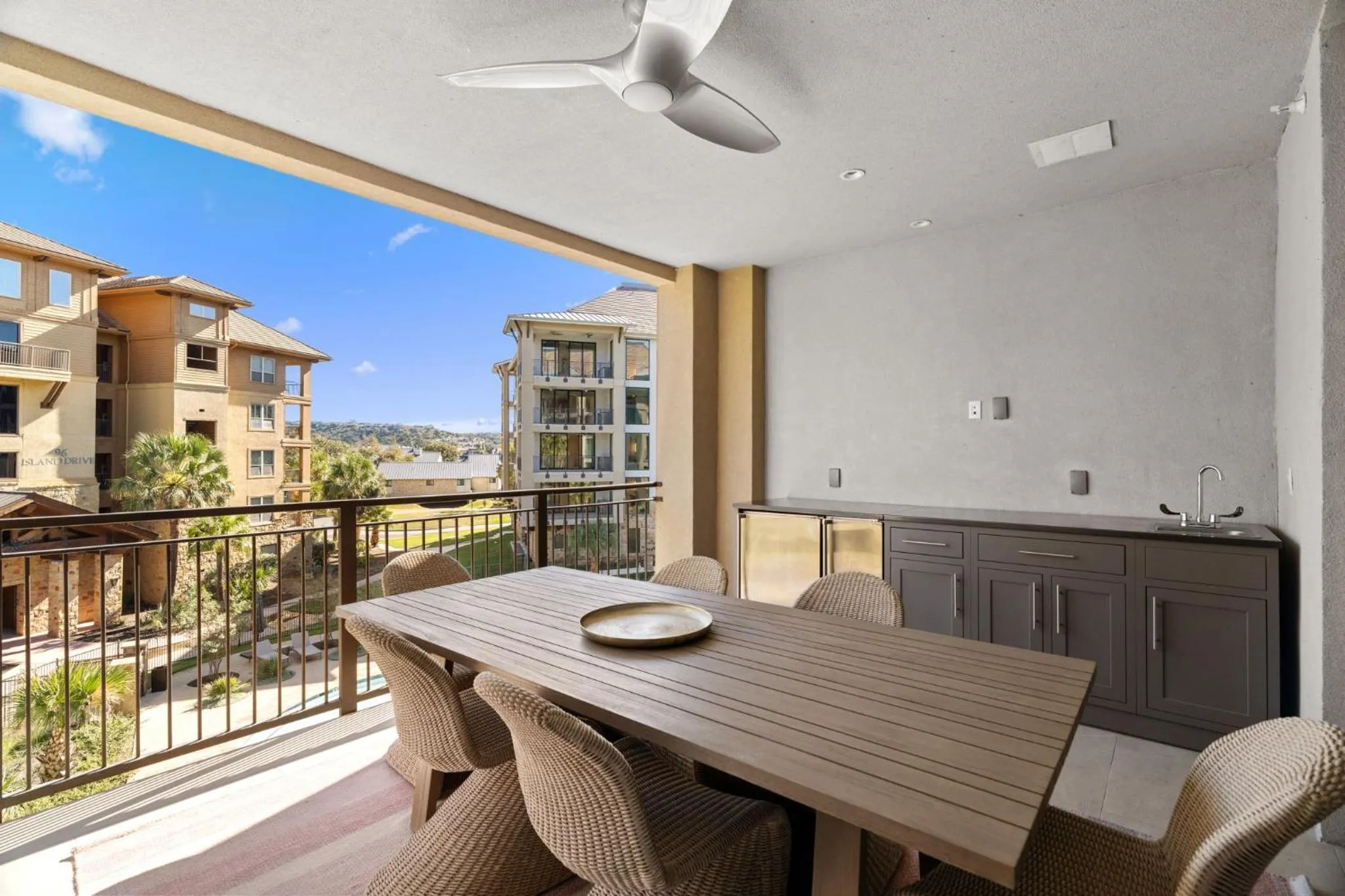 Patio in Horseshoe Bay Resort