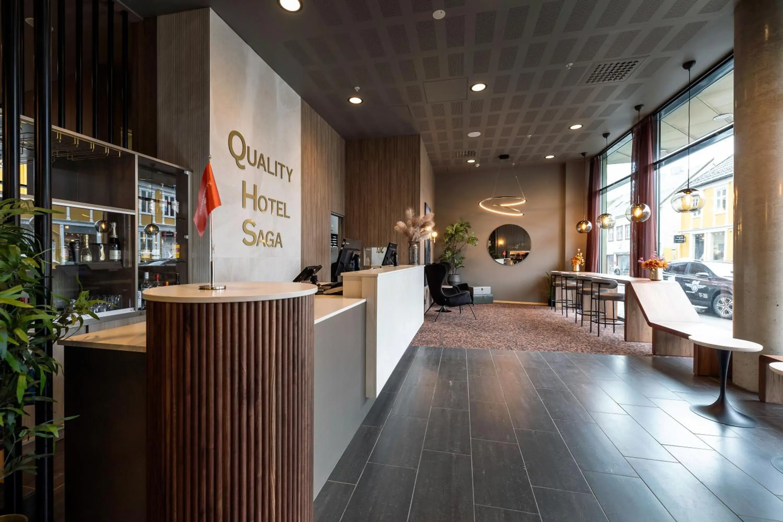 Lobby or reception in Quality Hotel Saga Lobby or reception in Quality Hotel Saga