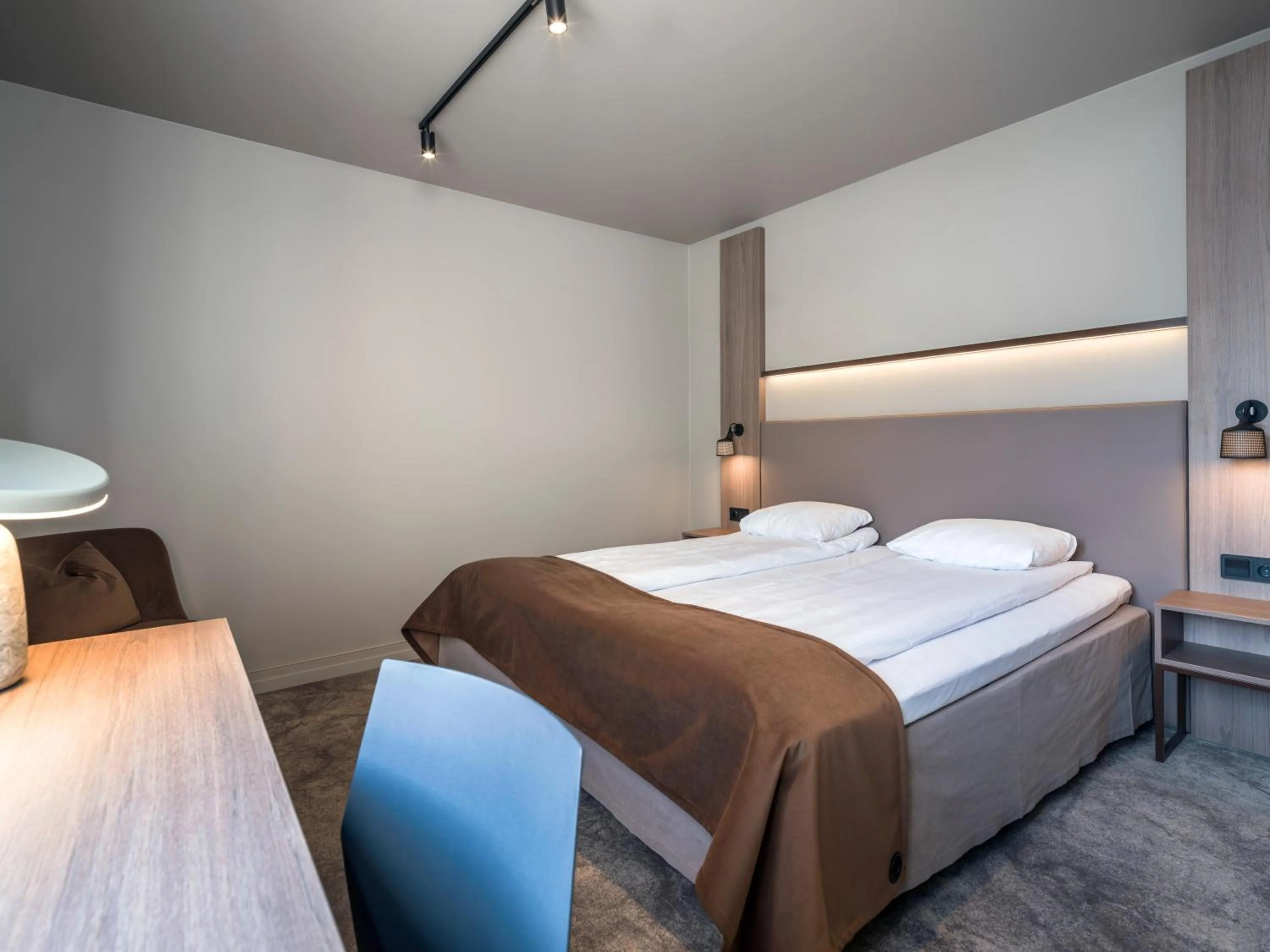 Bed in Quality Hotel Saga