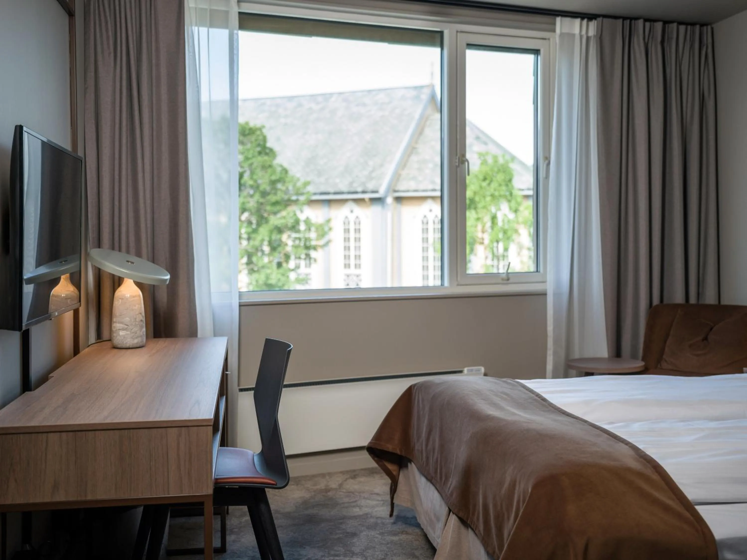 Bed in Quality Hotel Saga