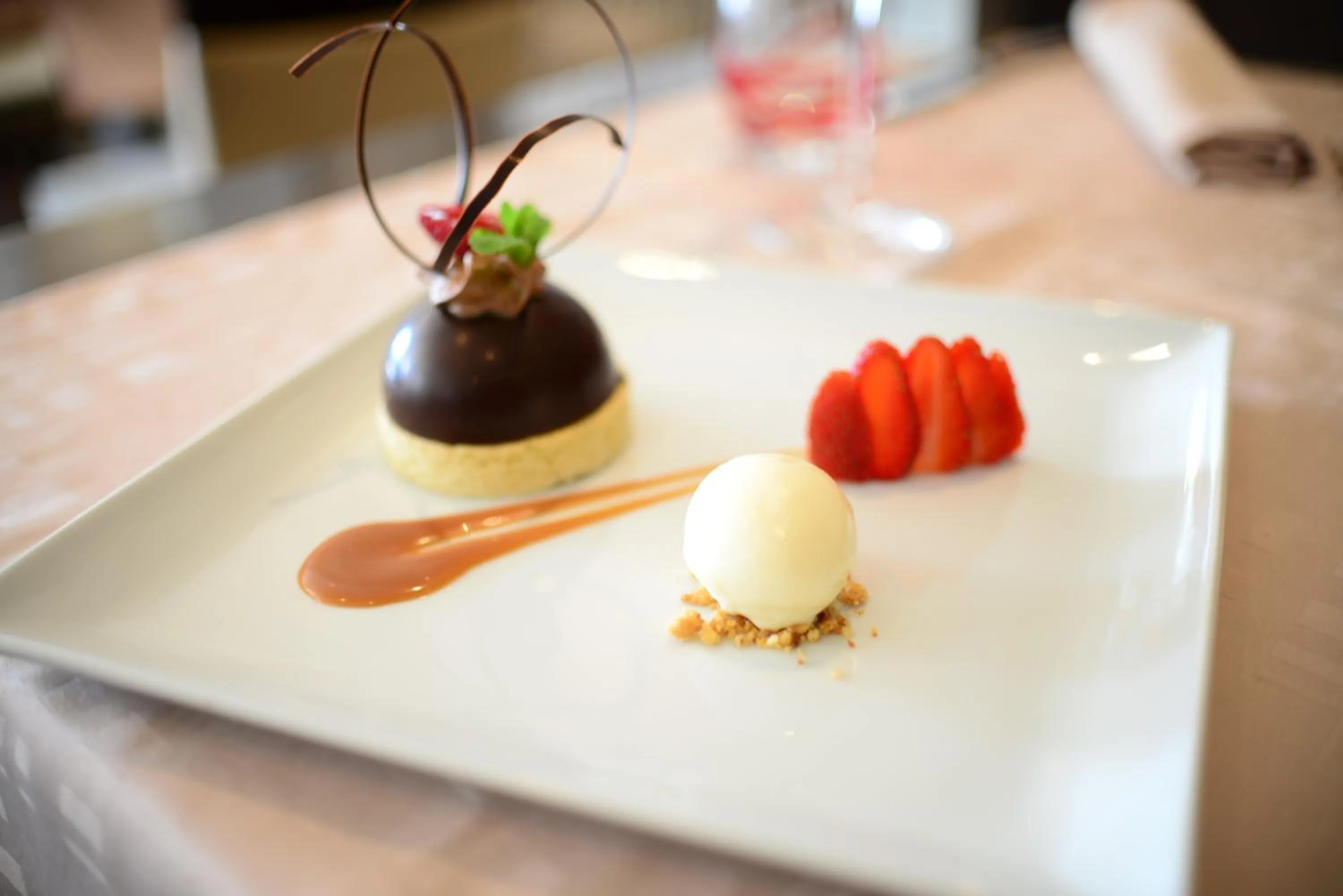 Food in Logis Grand Hôtel Des Bains