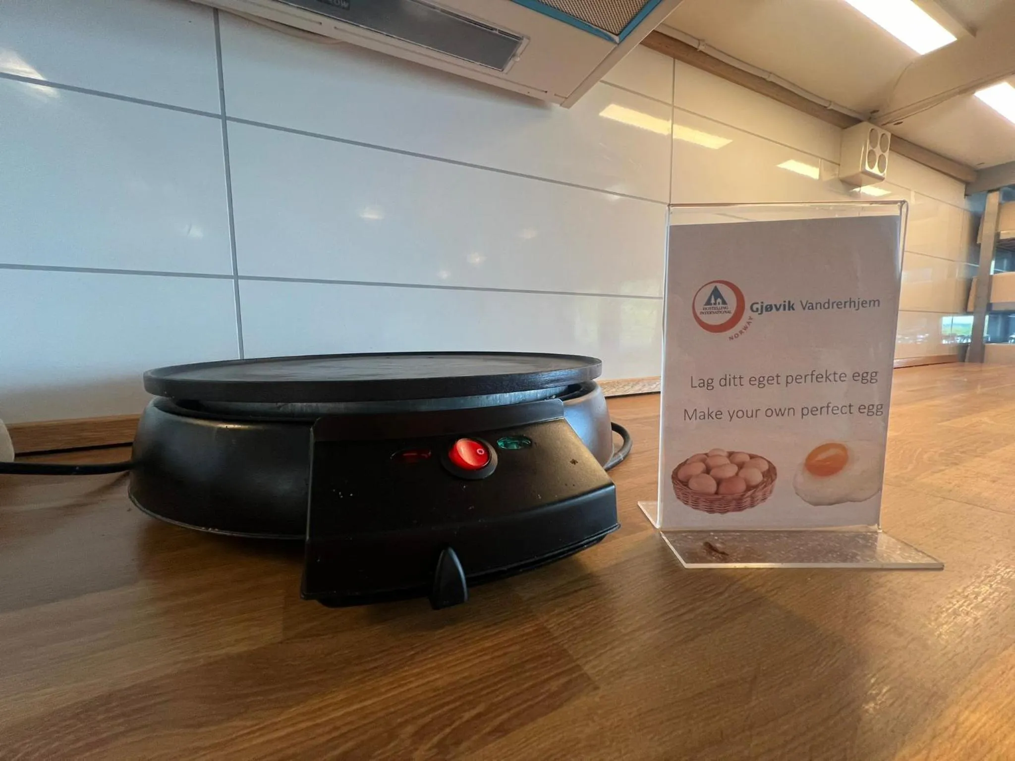 Breakfast in Gjøvik Hovdetun Hostel