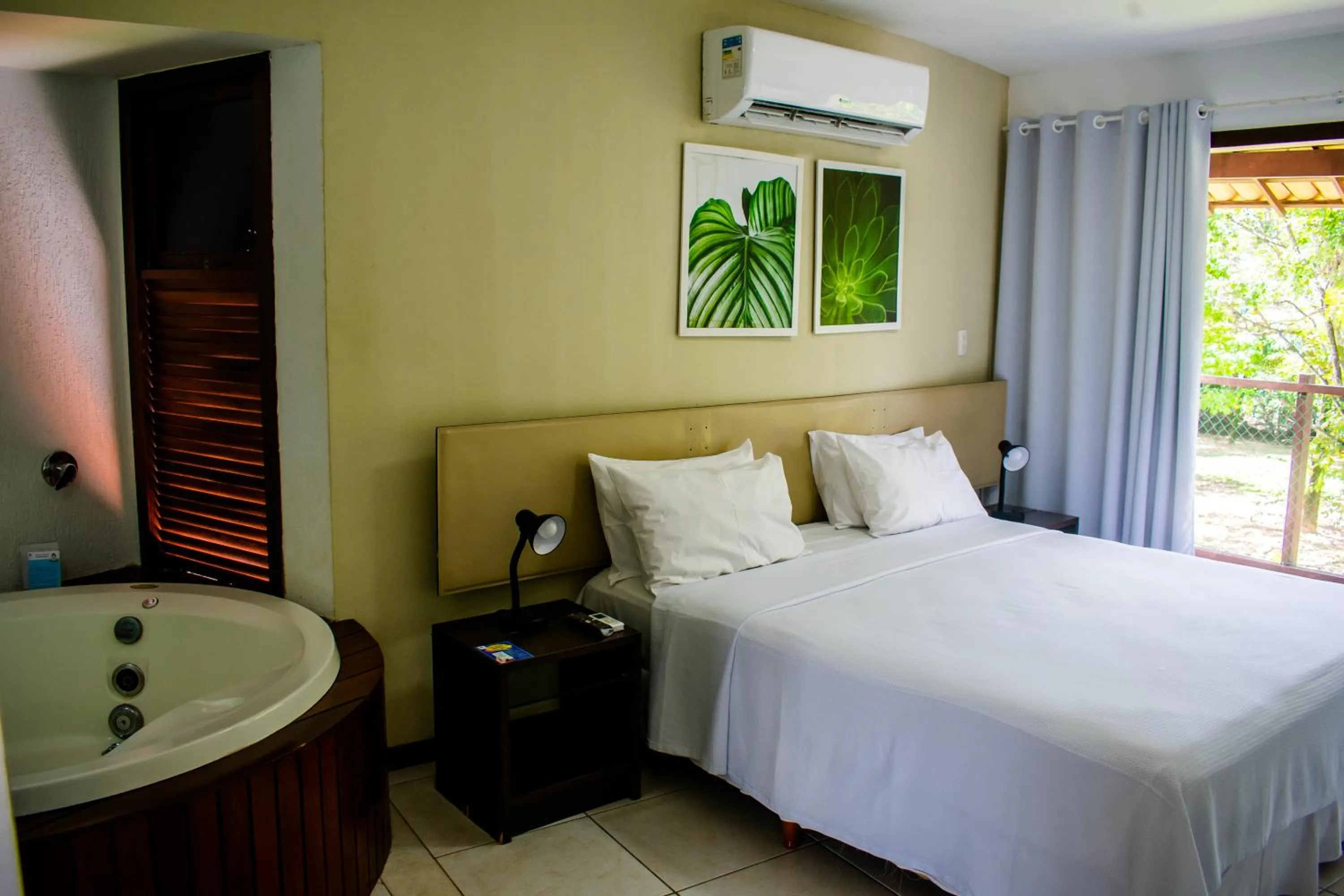 Bedroom, Bed in Sun Bay Pipa Hotéis