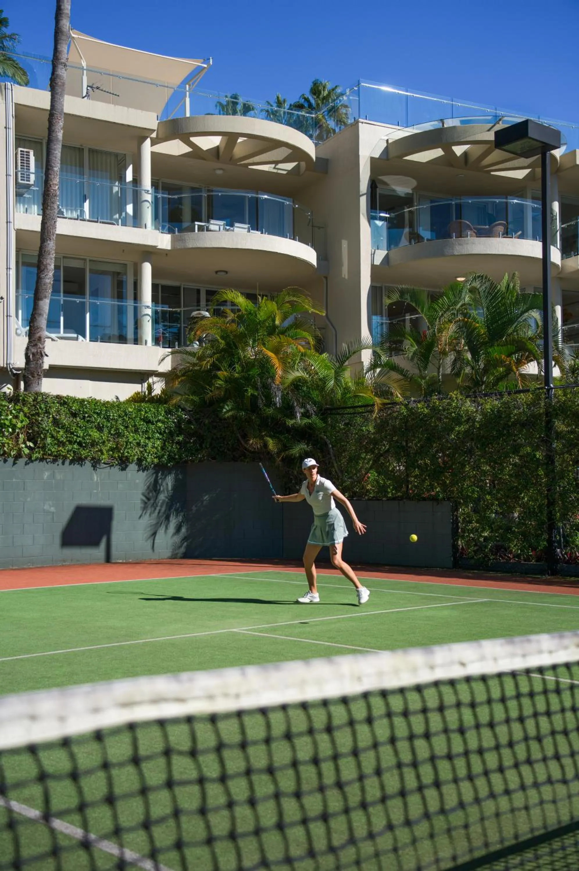 Tennis court in Noosa Crest Resort