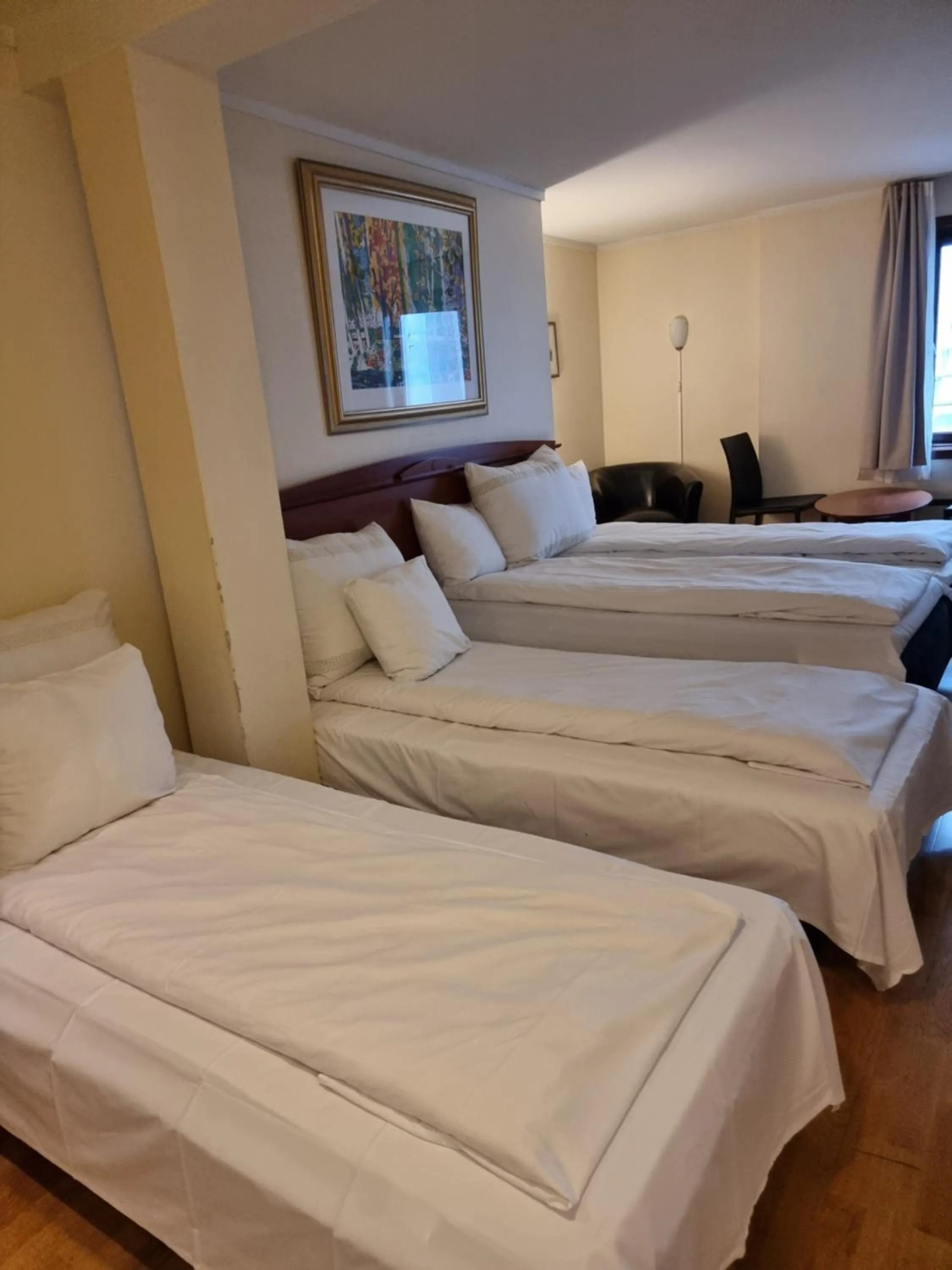 Bed in Chesterfield Hotel