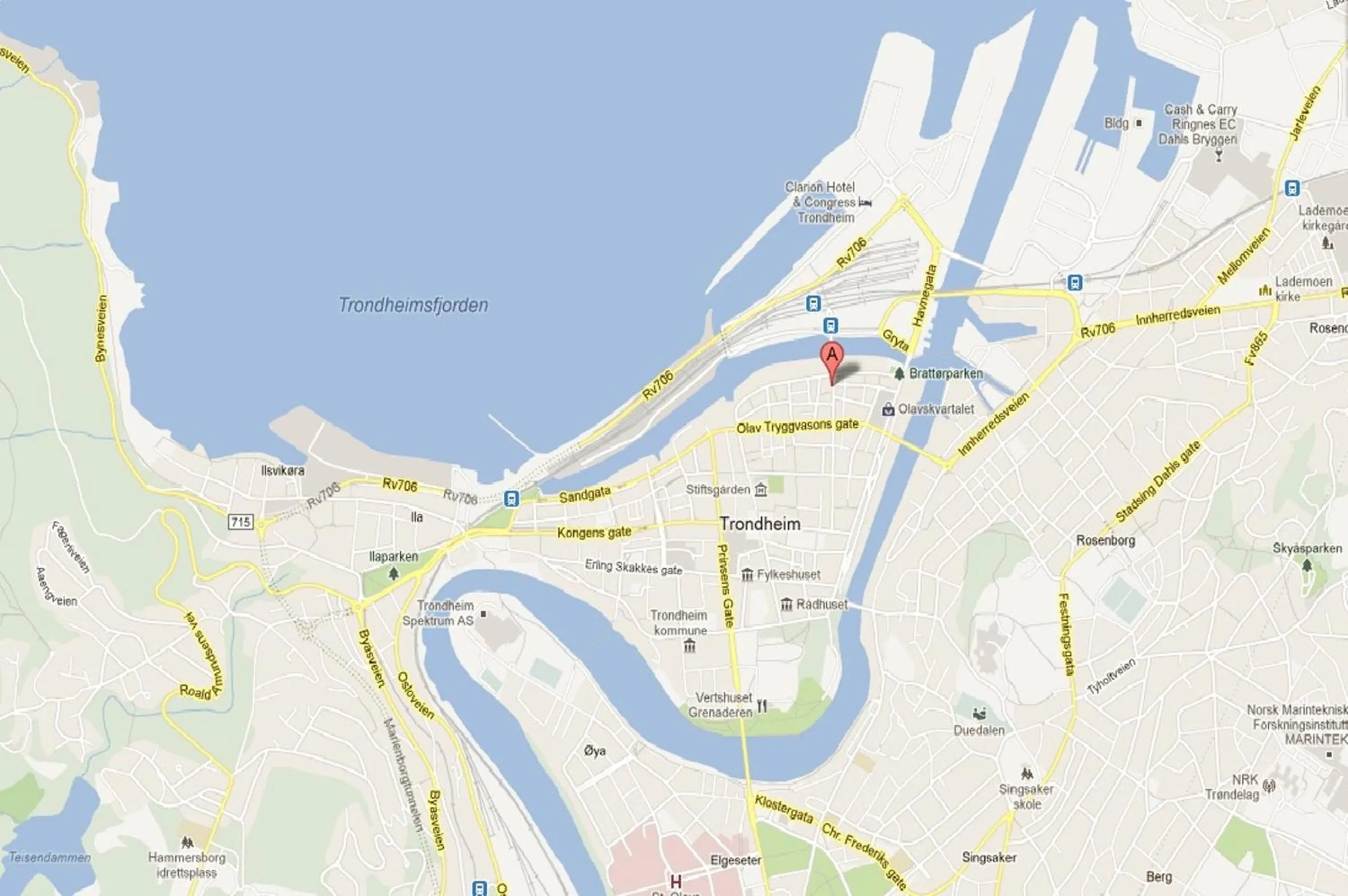 Bird's eye view in Chesterfield Hotel