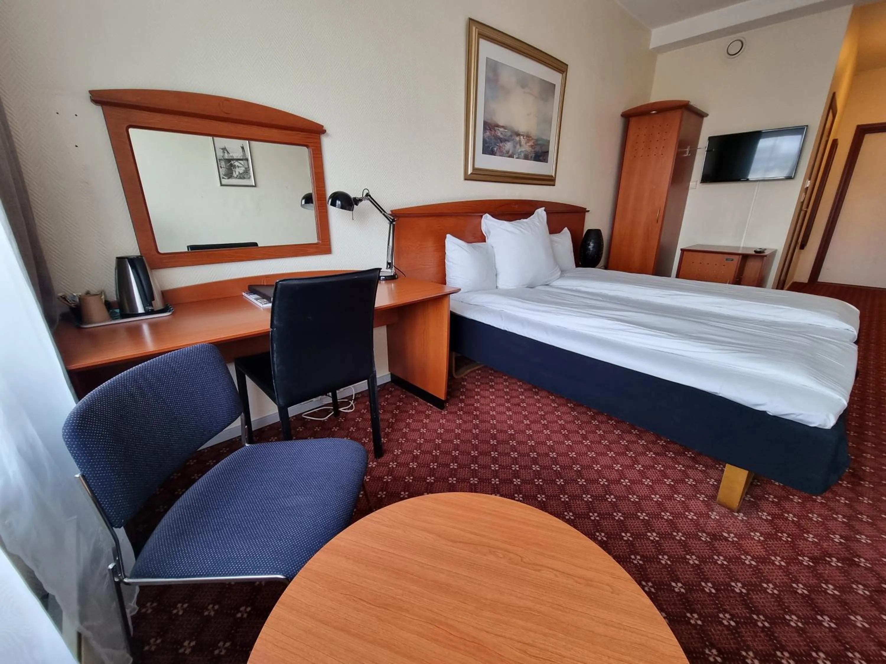 Bed in Chesterfield Hotel