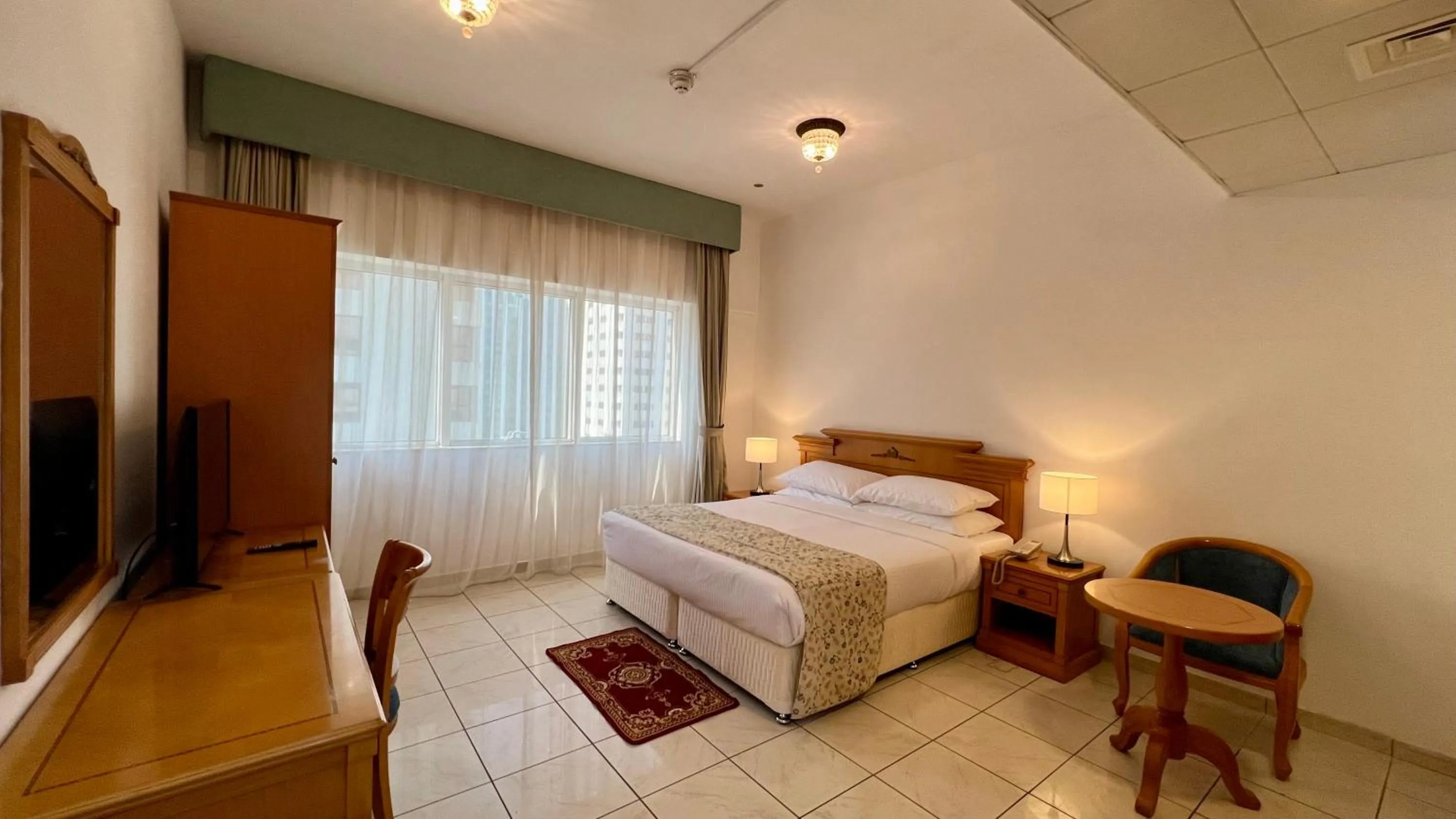 Bedroom, Bed in Uptown Hotel Apartments Abu Dhabi by Gewan