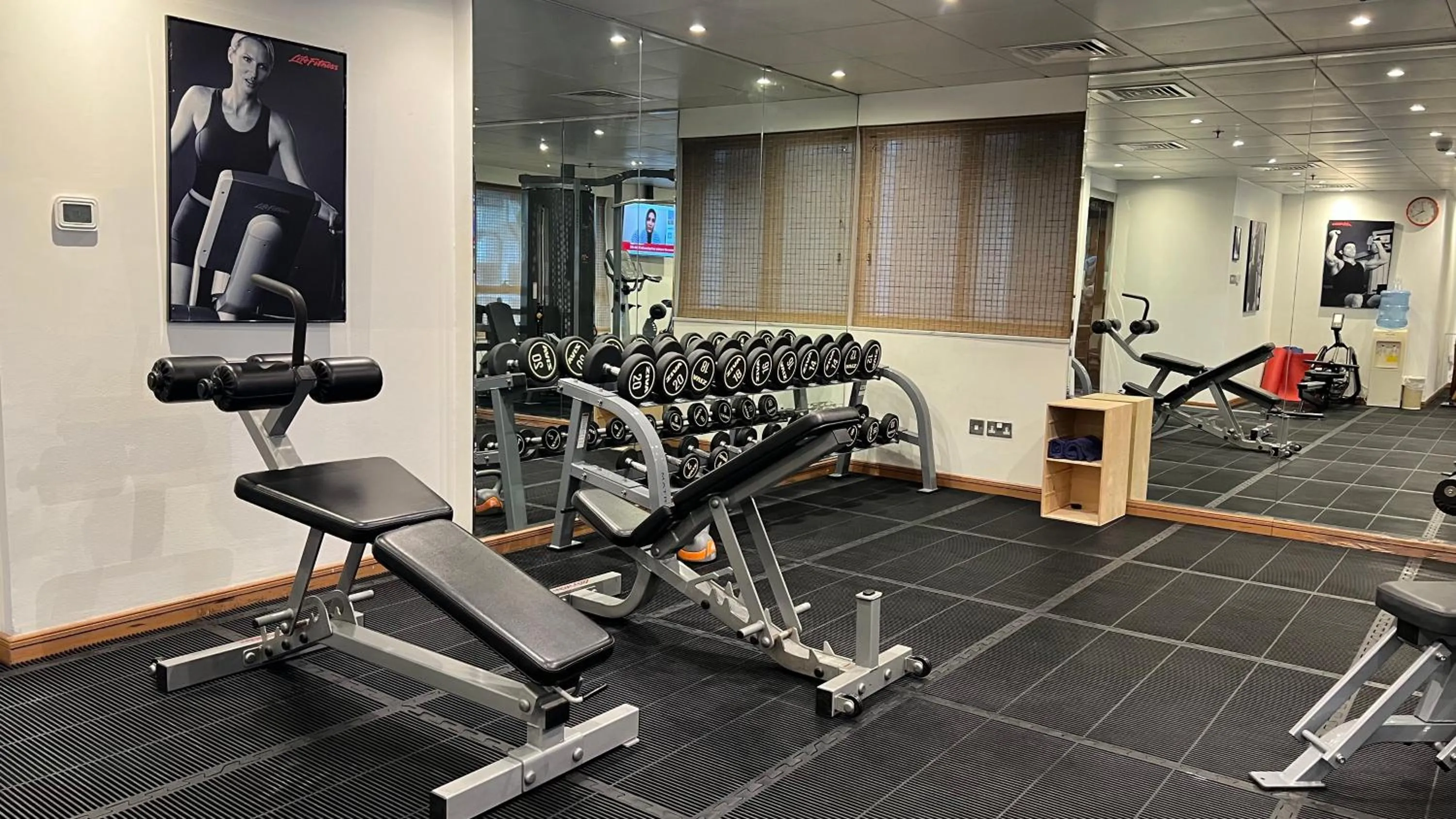 Fitness centre/facilities in Uptown Hotel Apartments Abu Dhabi by Gewan