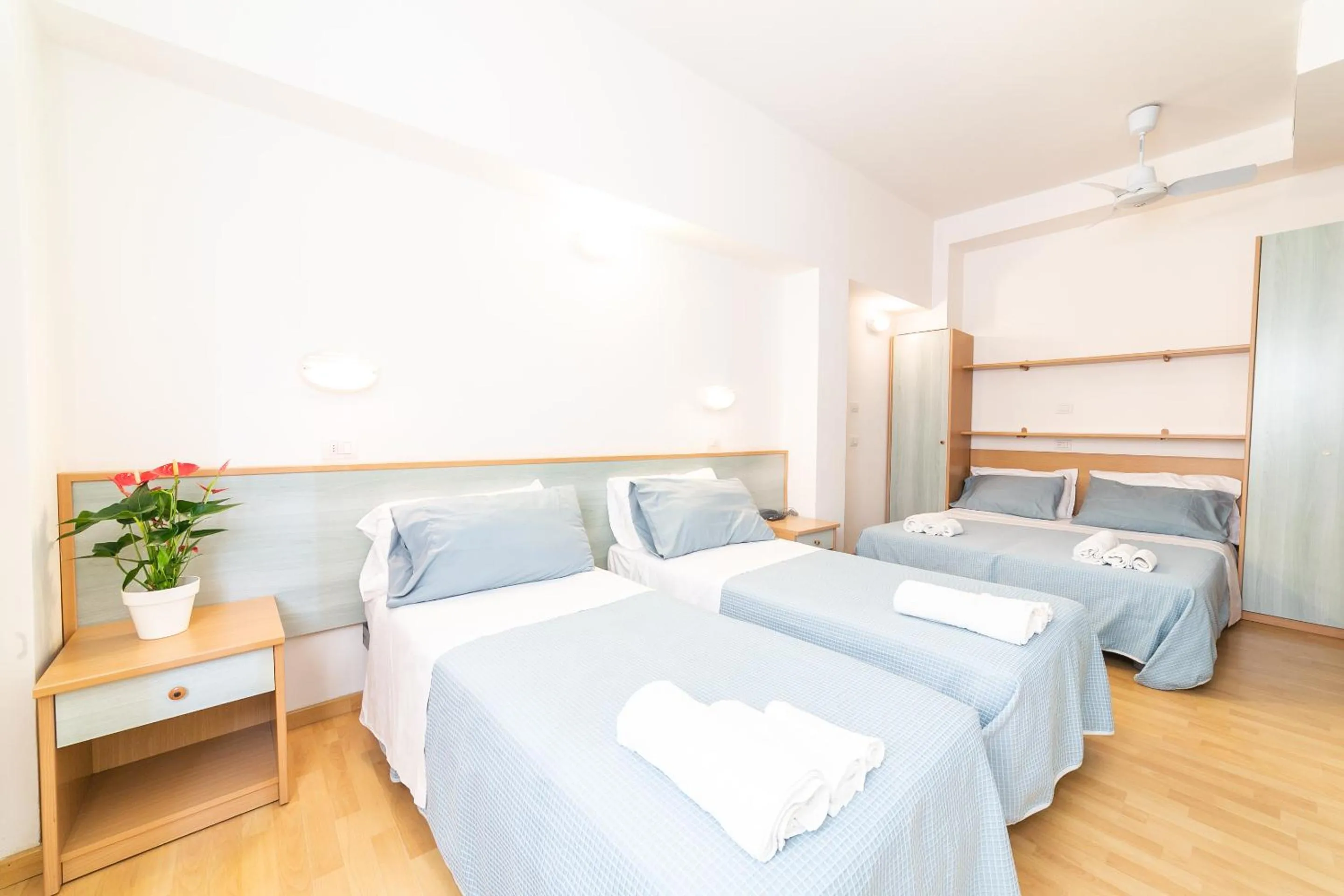 Bed in Hotel Augusta