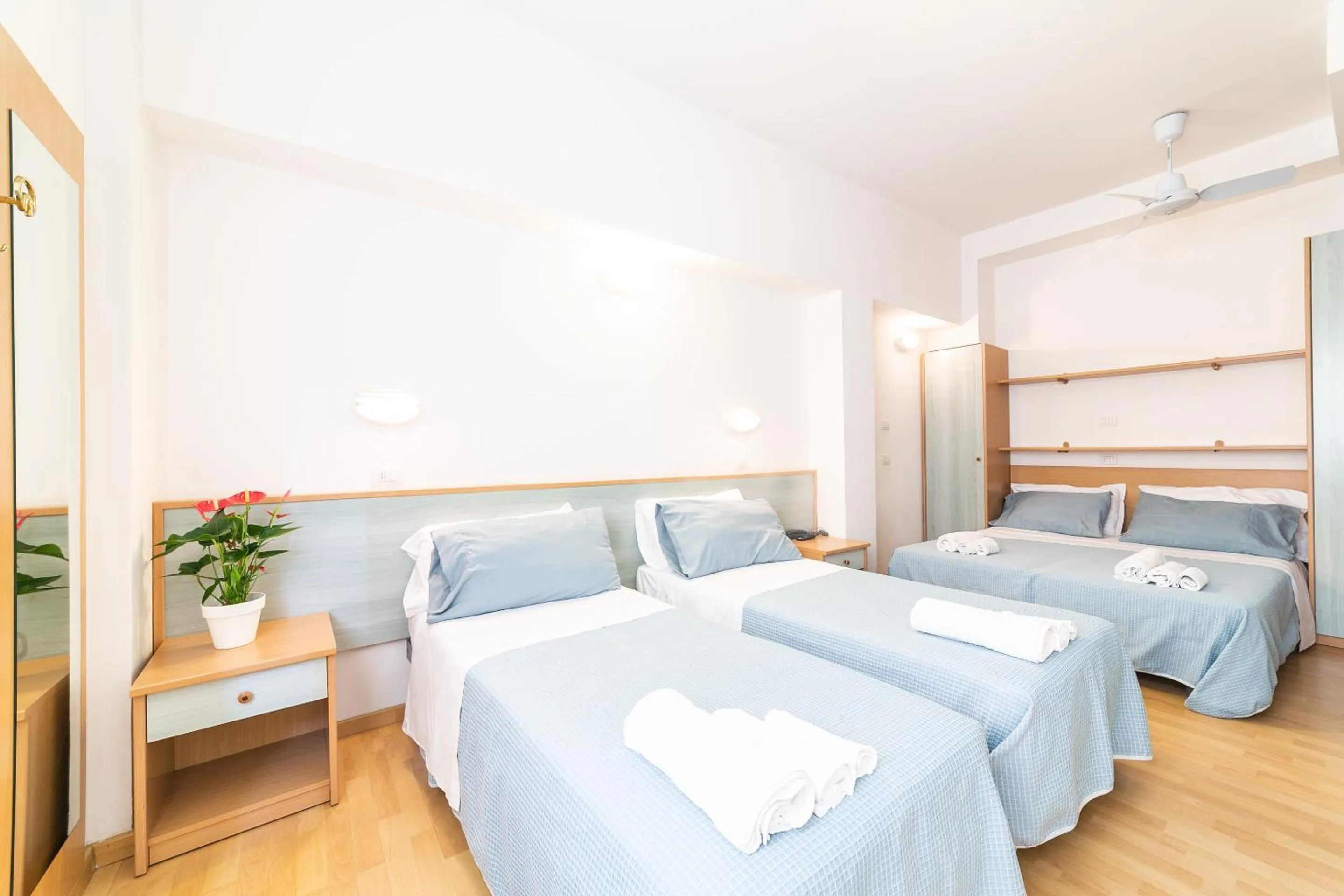 Bed in Hotel Augusta