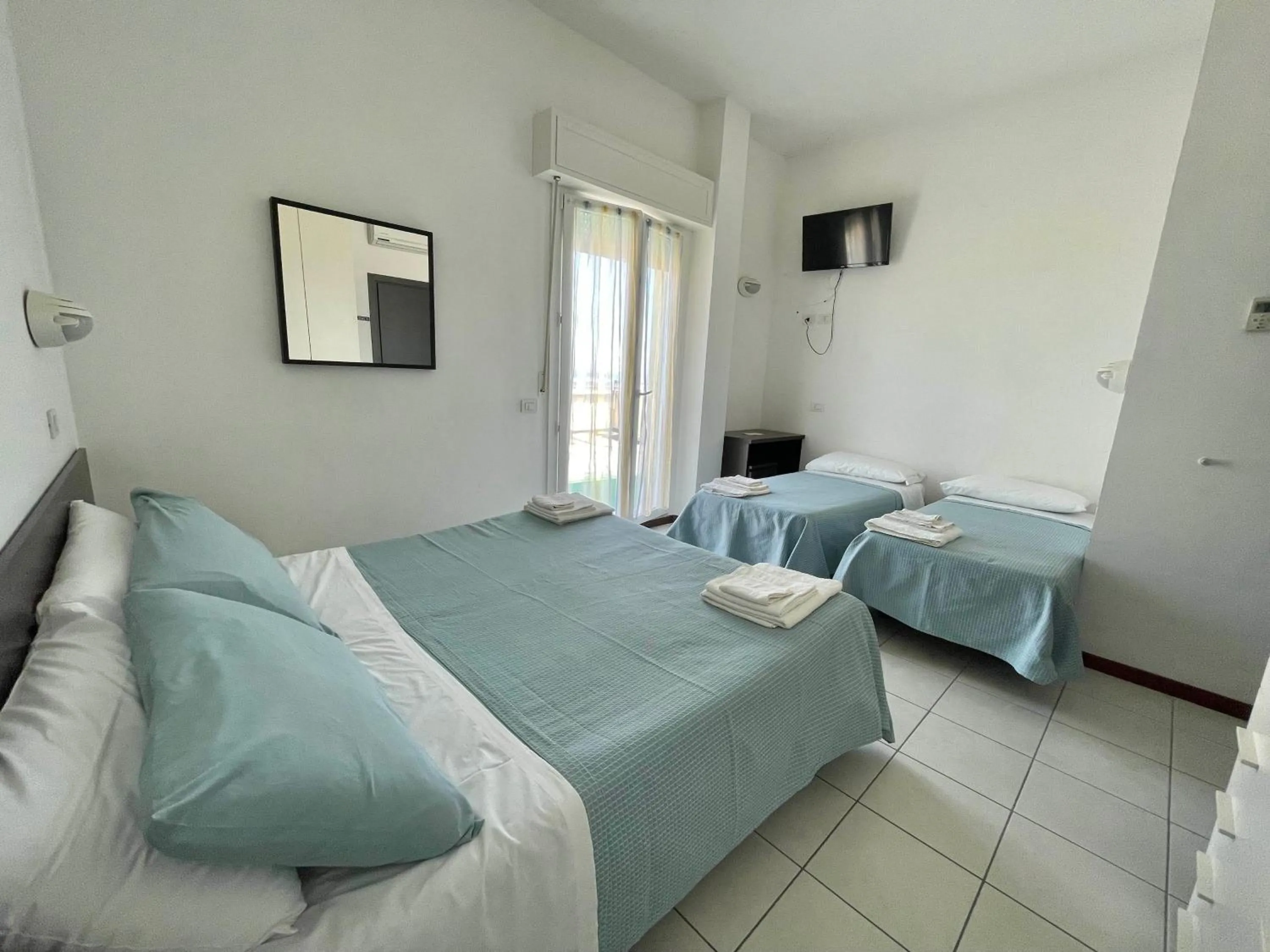 Bed in Hotel Augusta
