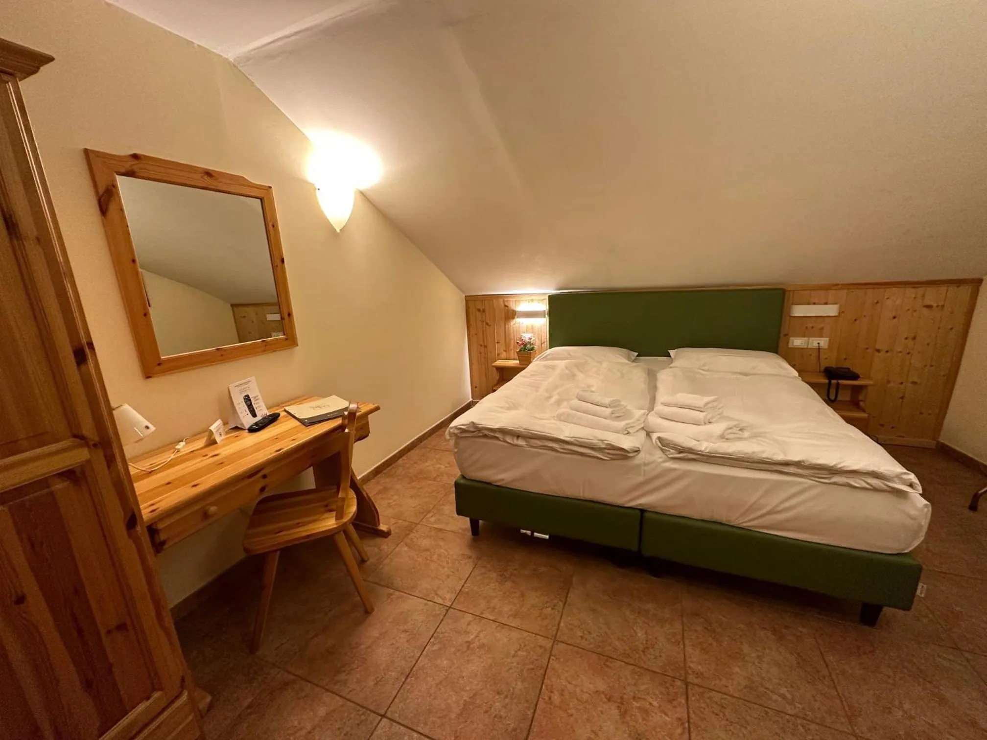 Bed in Hotel Trieste