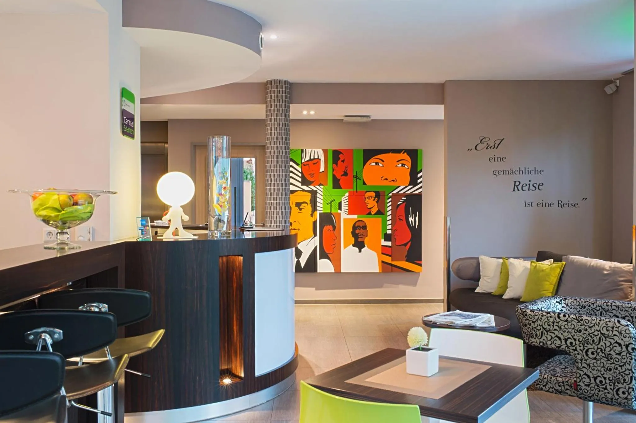 Lobby or reception in Hotel Mainstation