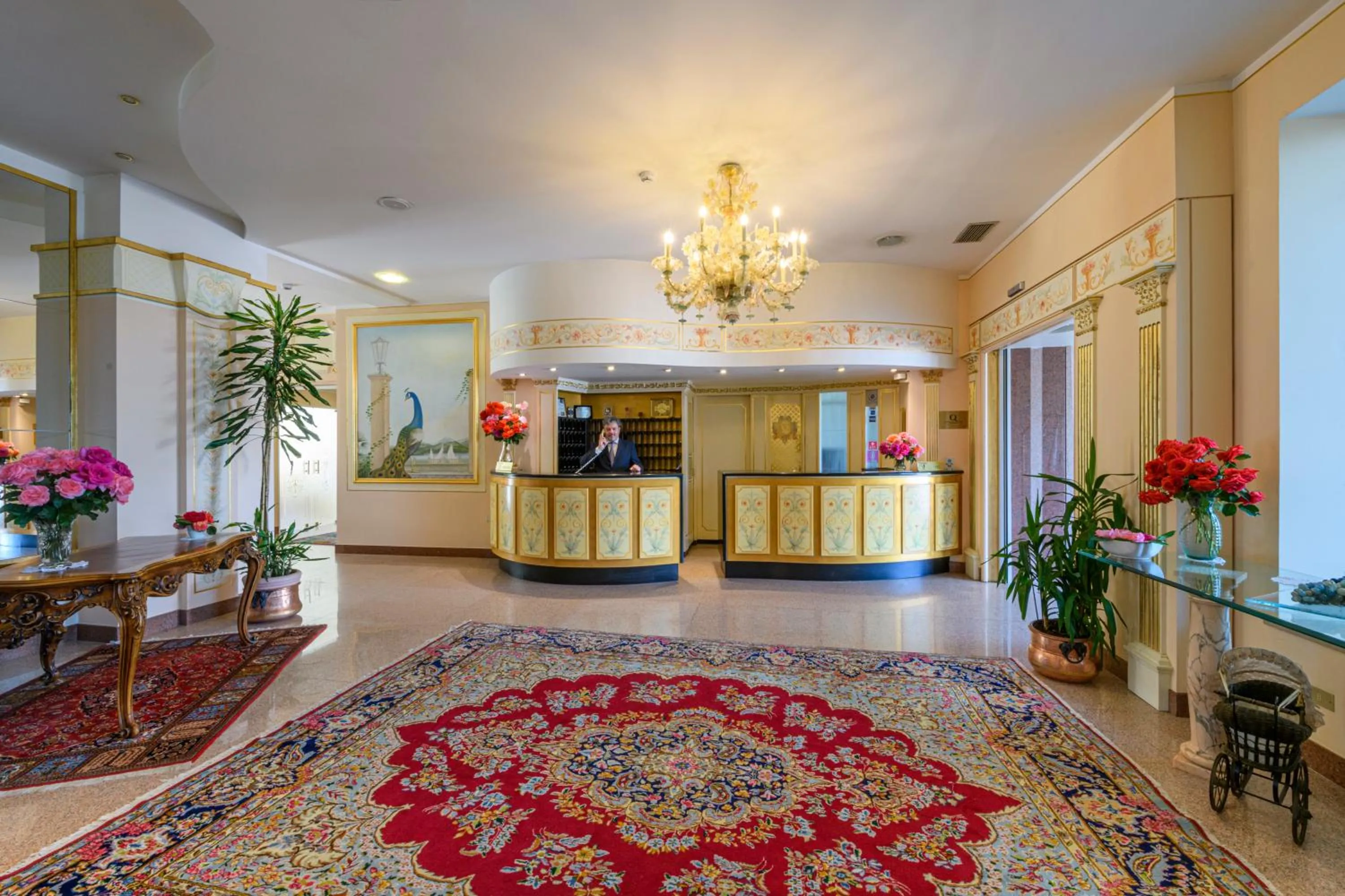 Lobby or reception in Hotel Astoria