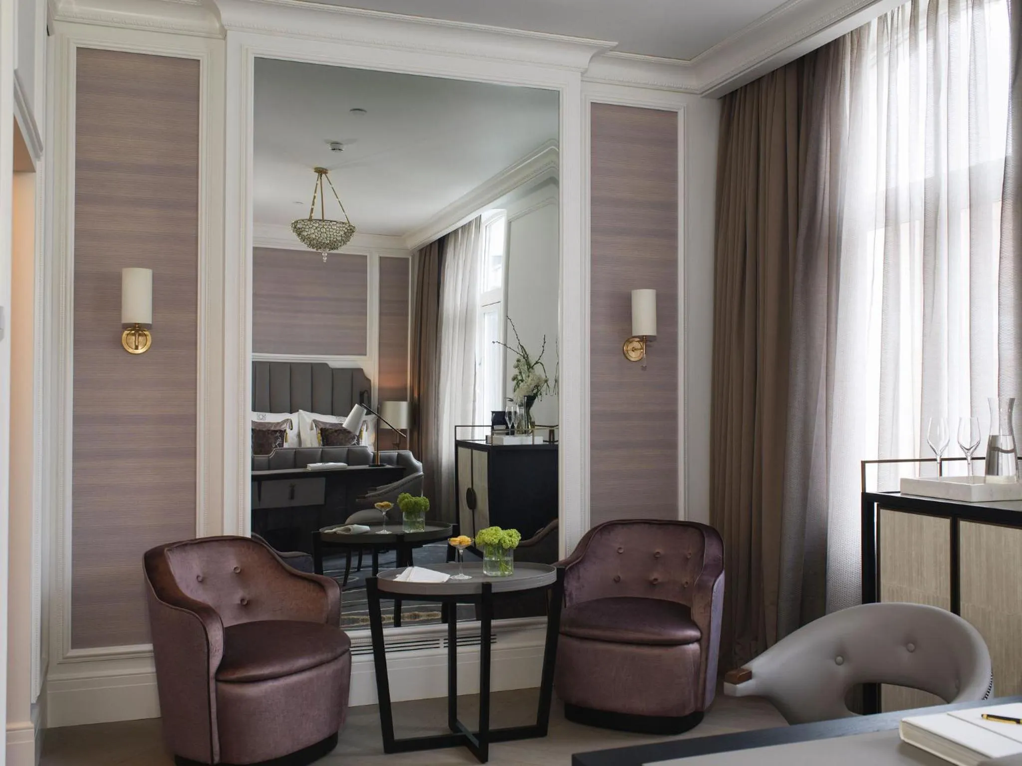 Seating area in Britannia Hotel