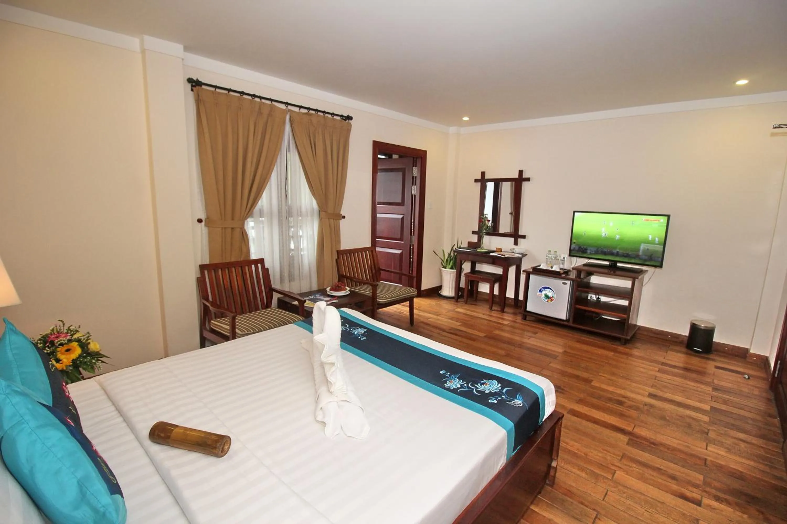 Bed in Novela Muine Resort & Spa