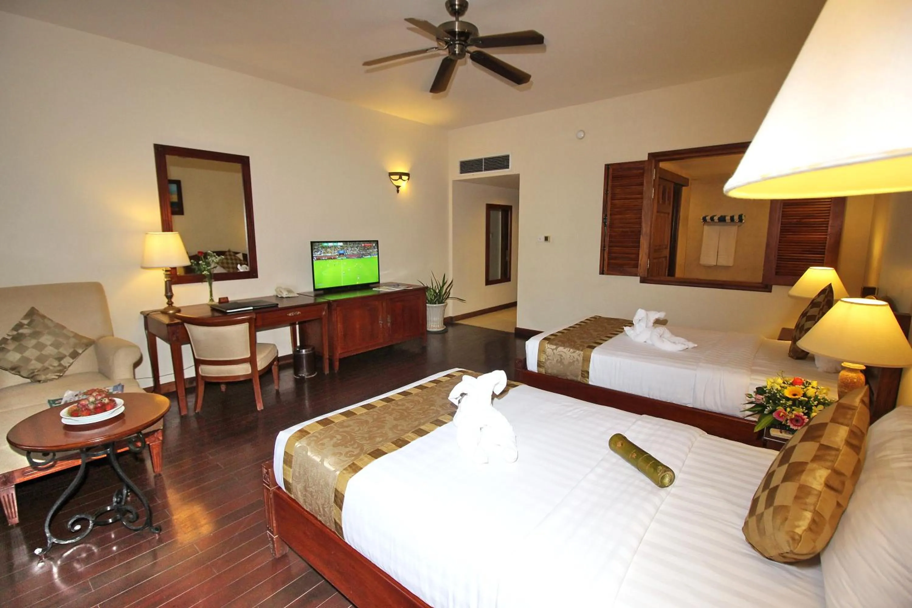 Bed in Novela Muine Resort & Spa