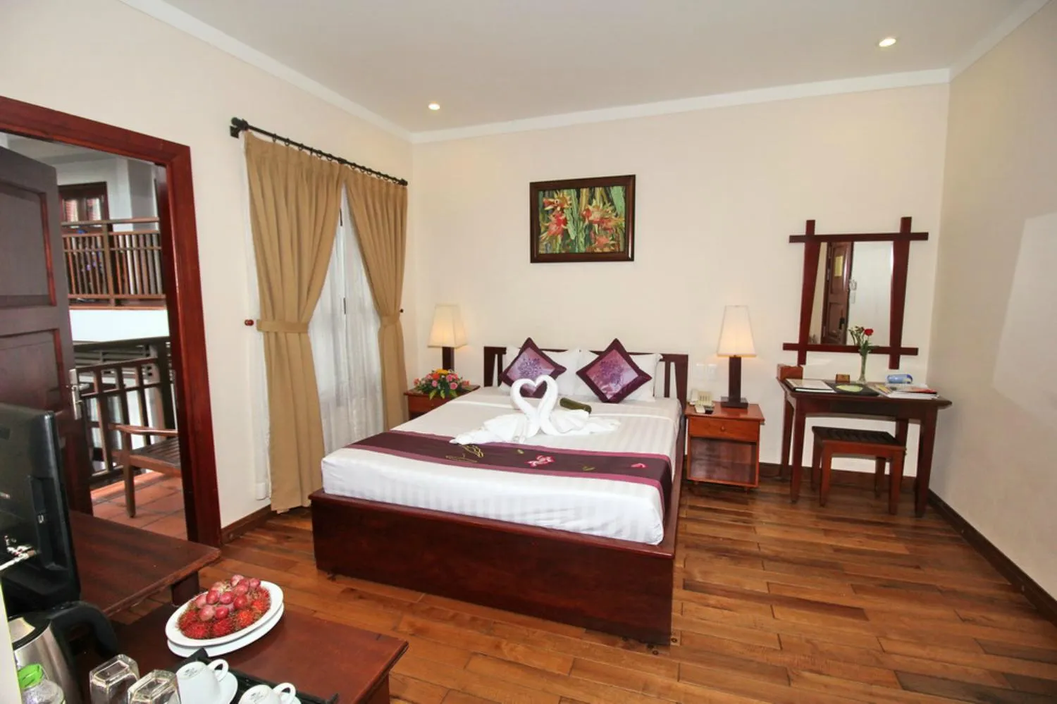 Bed in Novela Muine Resort & Spa