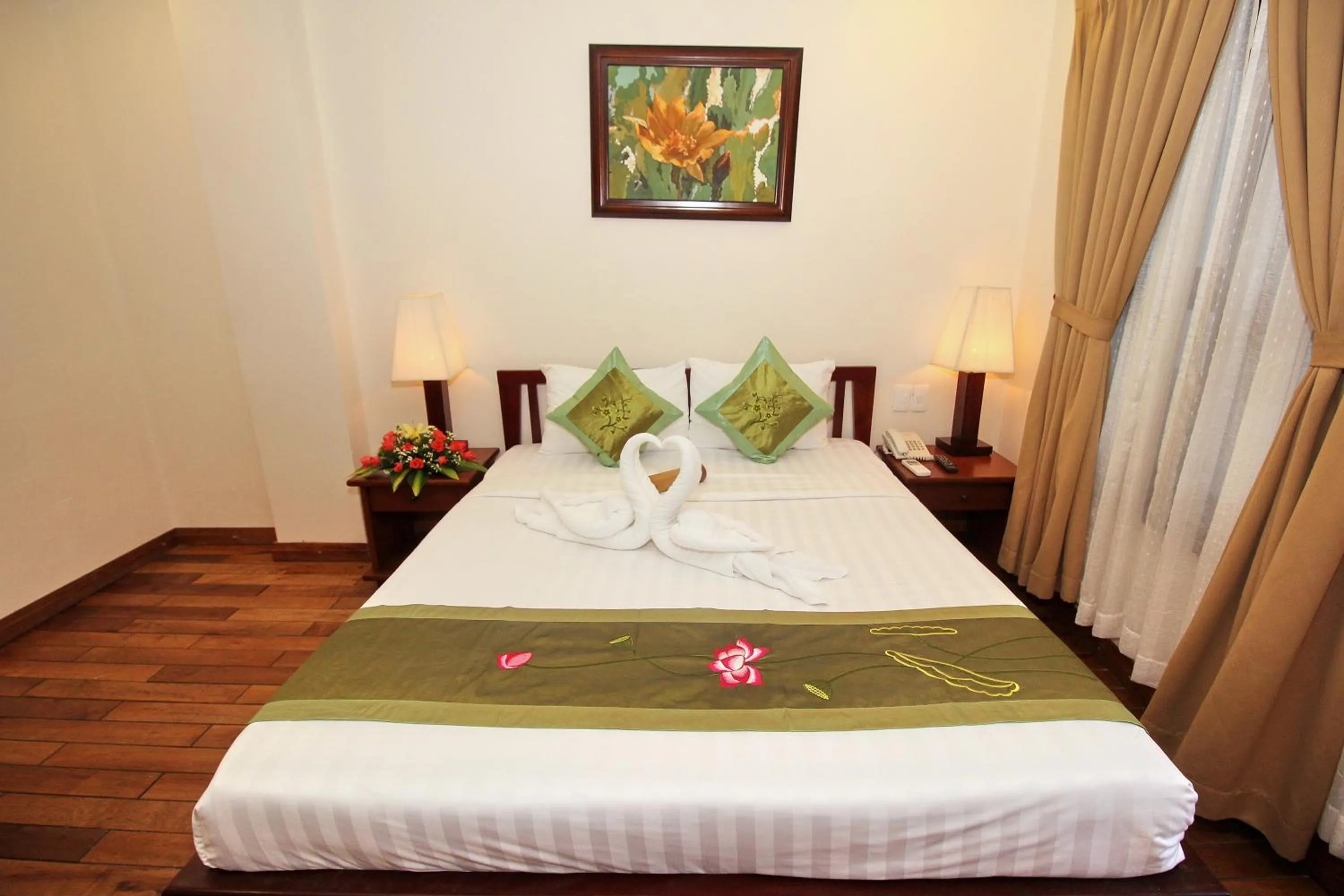Bed in Novela Muine Resort & Spa