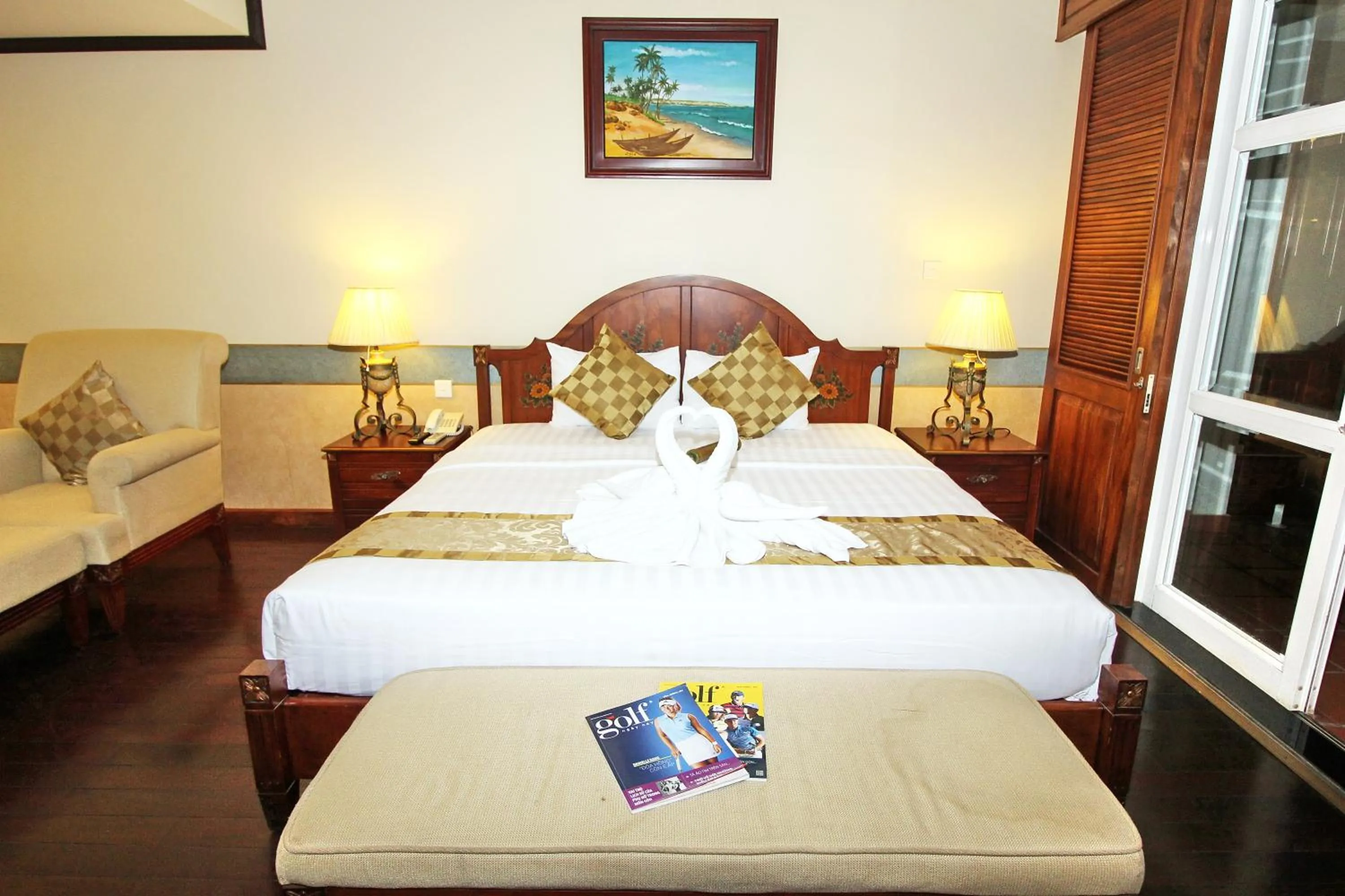 Bed in Novela Muine Resort & Spa